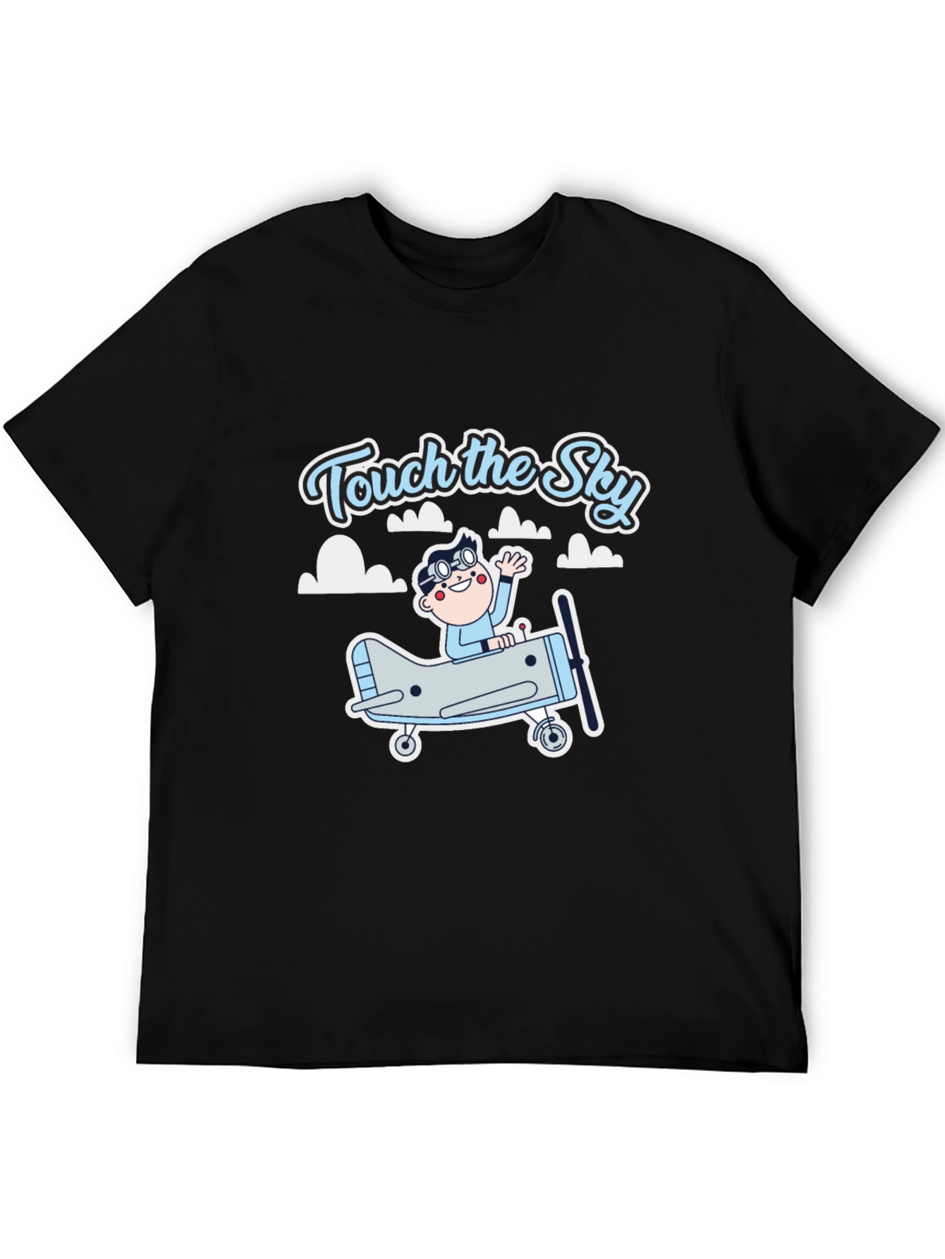 Touch the Sky T-Shirt - Airplane & Pilot Design