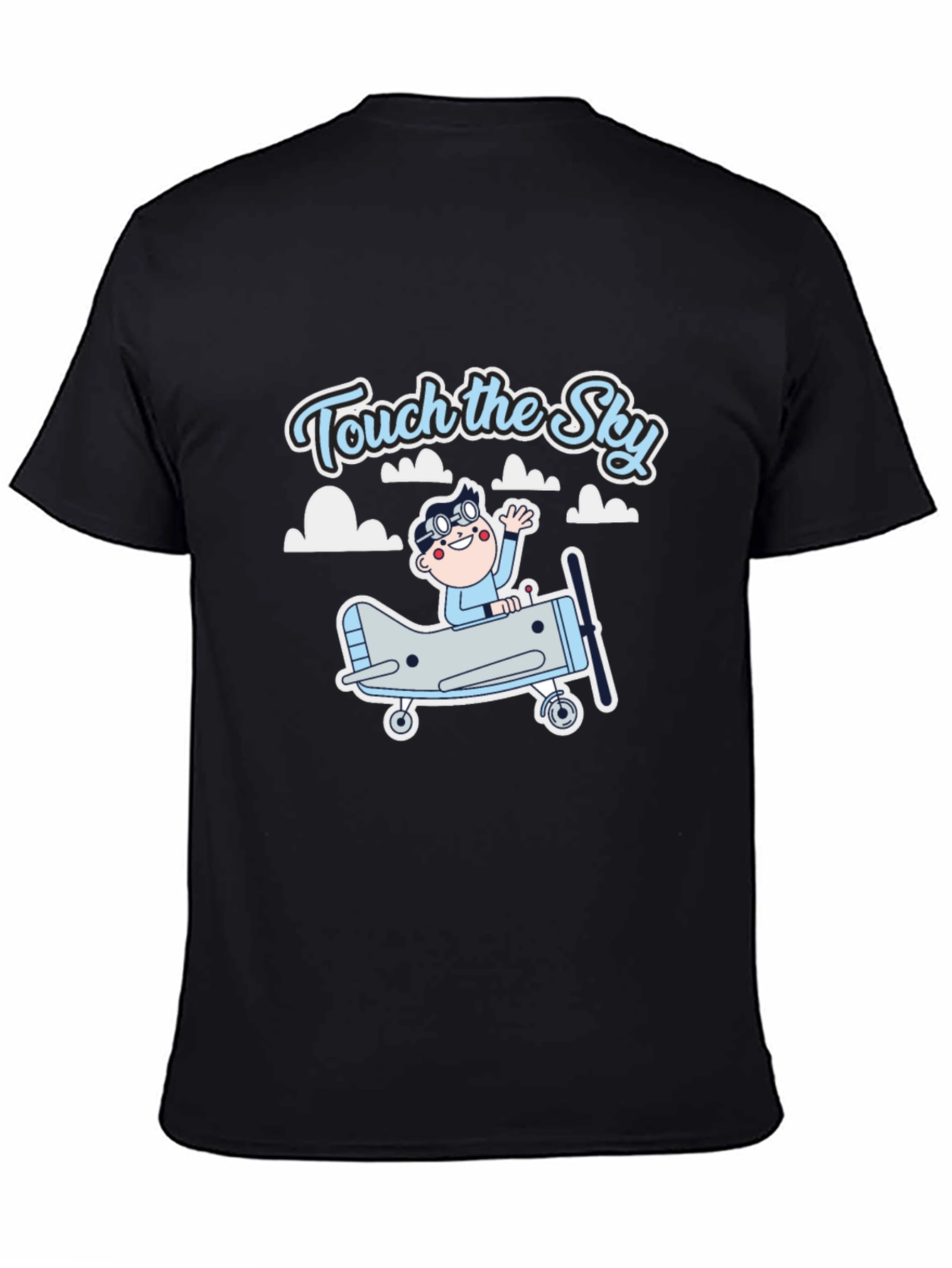 Touch the Sky T-Shirt - Airplane & Pilot Design