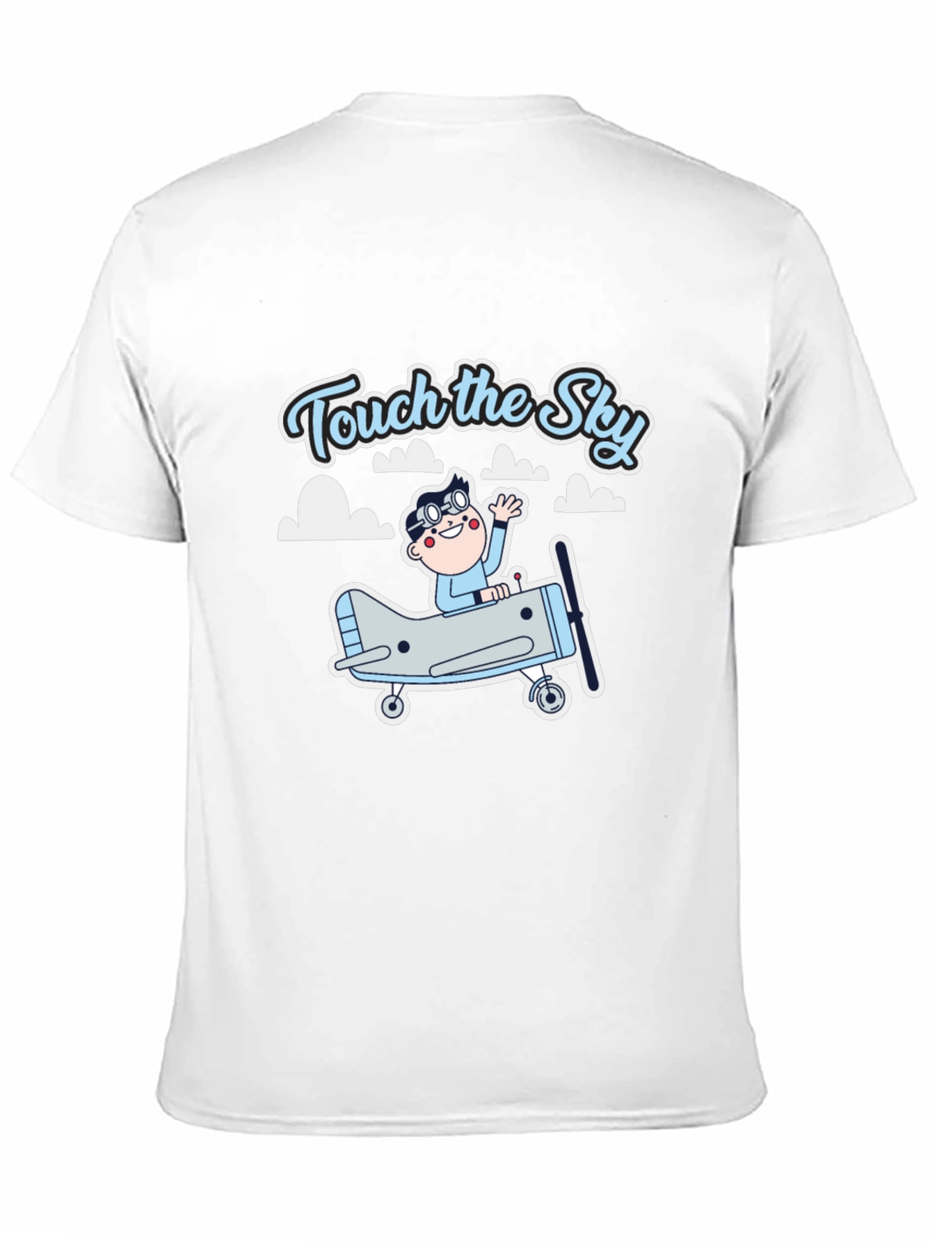 Touch the Sky T-Shirt - Airplane & Pilot Design