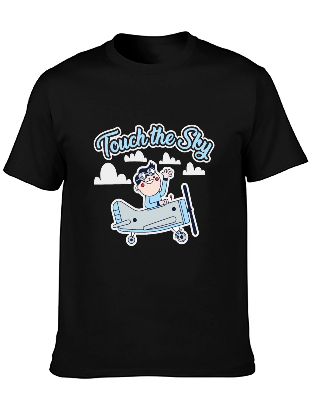 Touch the Sky T-Shirt - Airplane & Pilot Design