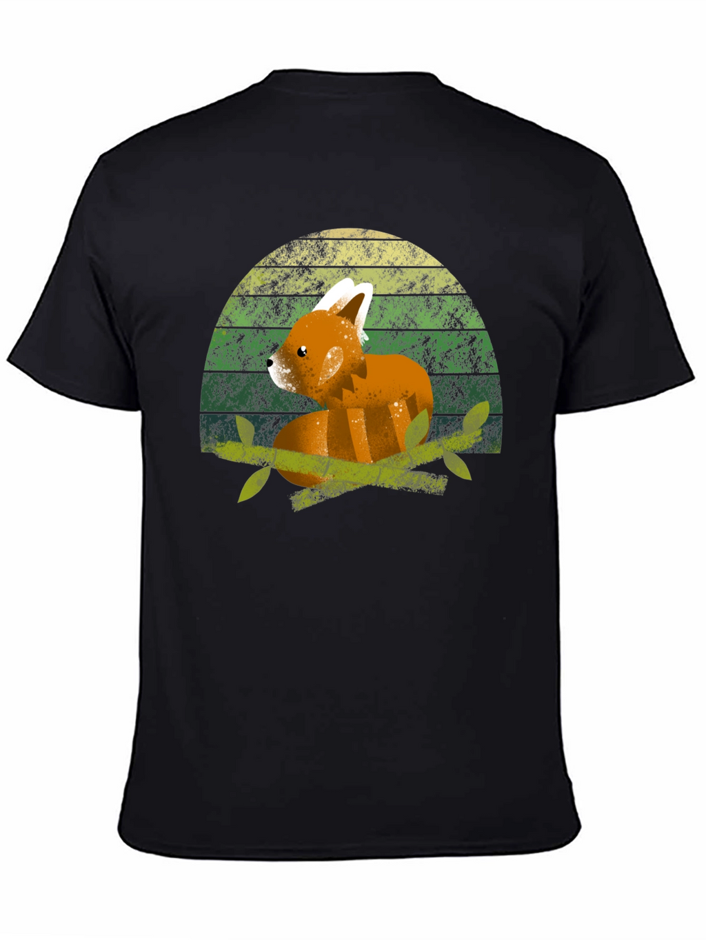 Red Panda Sunset T-Shirt - Cute Animal Tee