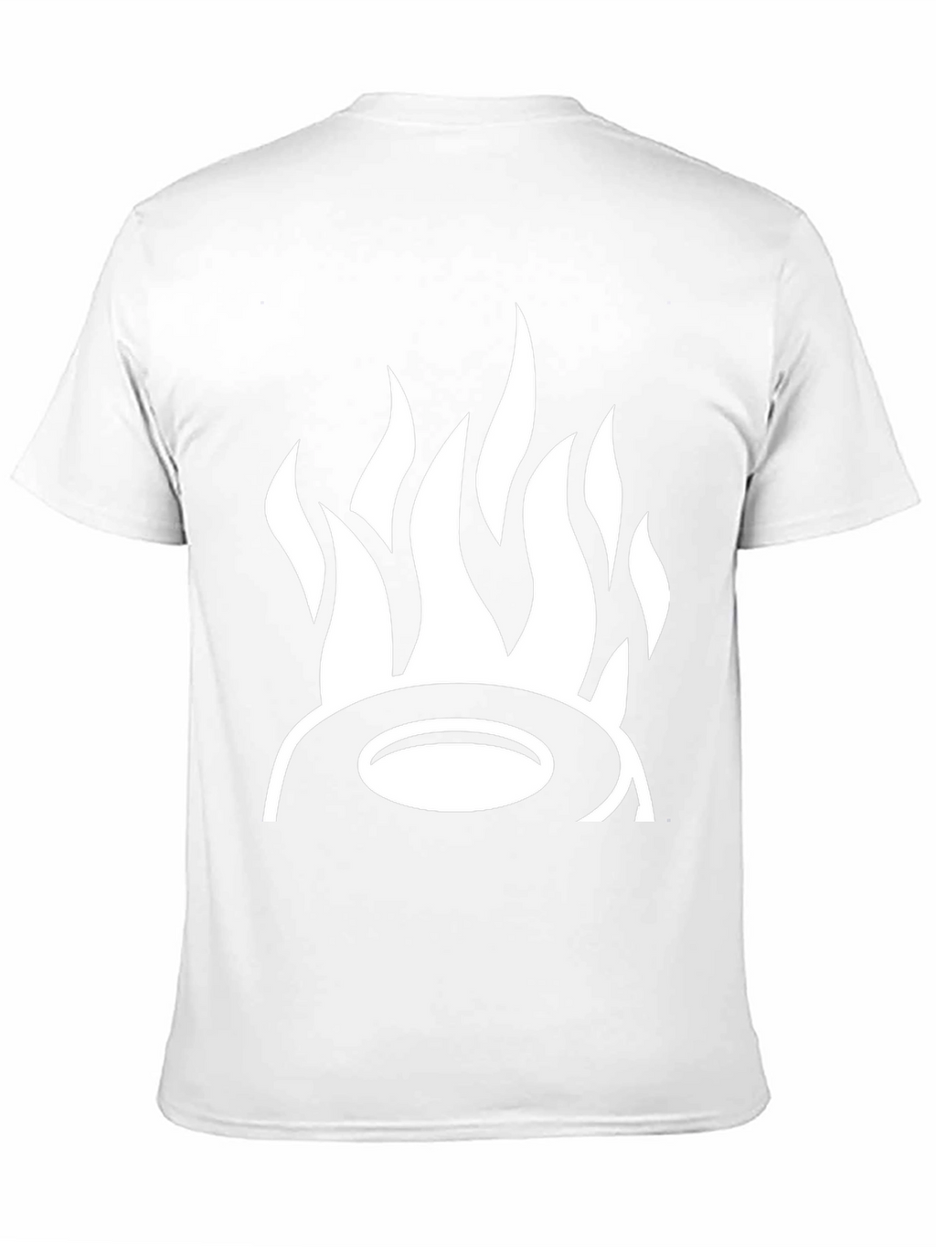 Flame Design Black T-Shirt