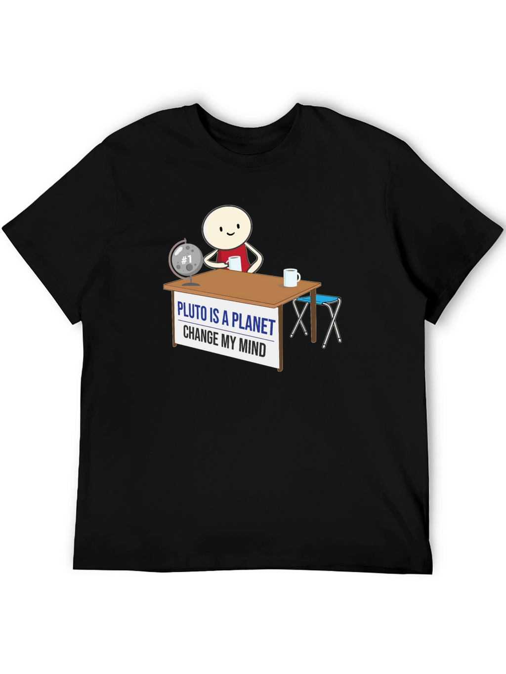 Pluto Is A Planet Change My Mind Graphic Tee