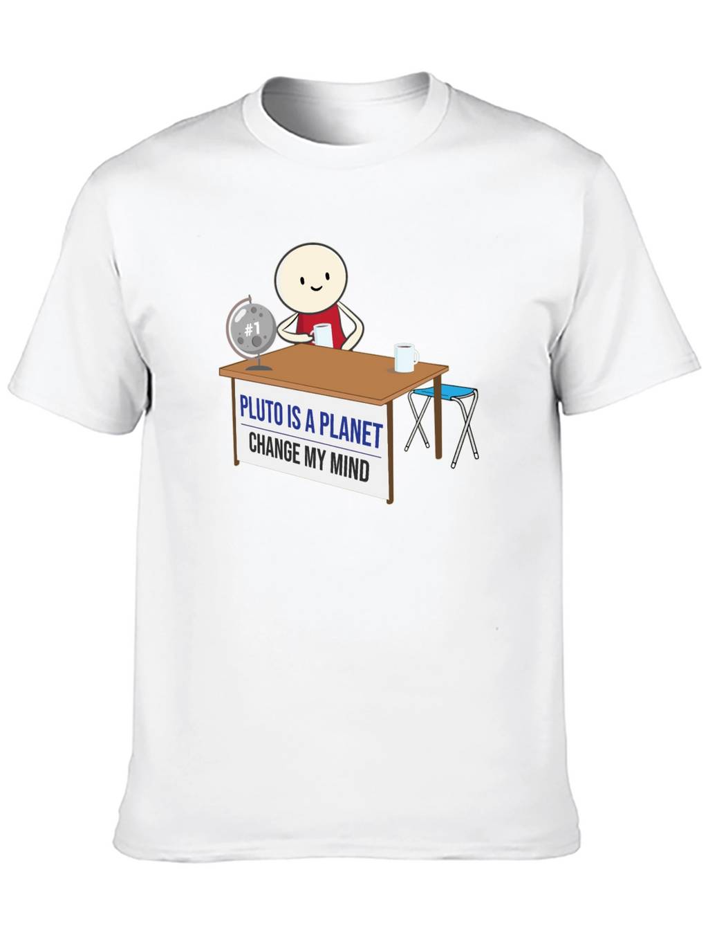 Pluto Is A Planet Change My Mind Graphic Tee