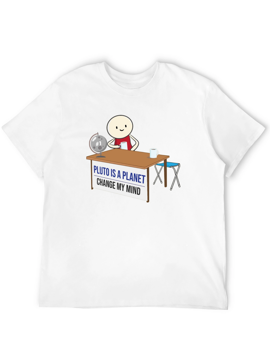Pluto Is A Planet Change My Mind Graphic Tee