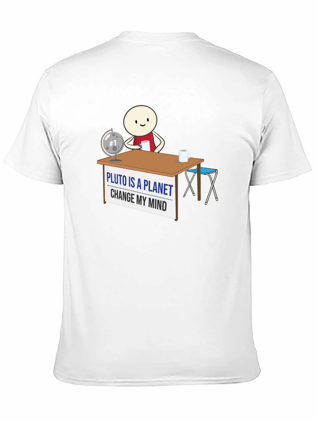Pluto Is A Planet Change My Mind Graphic Tee
