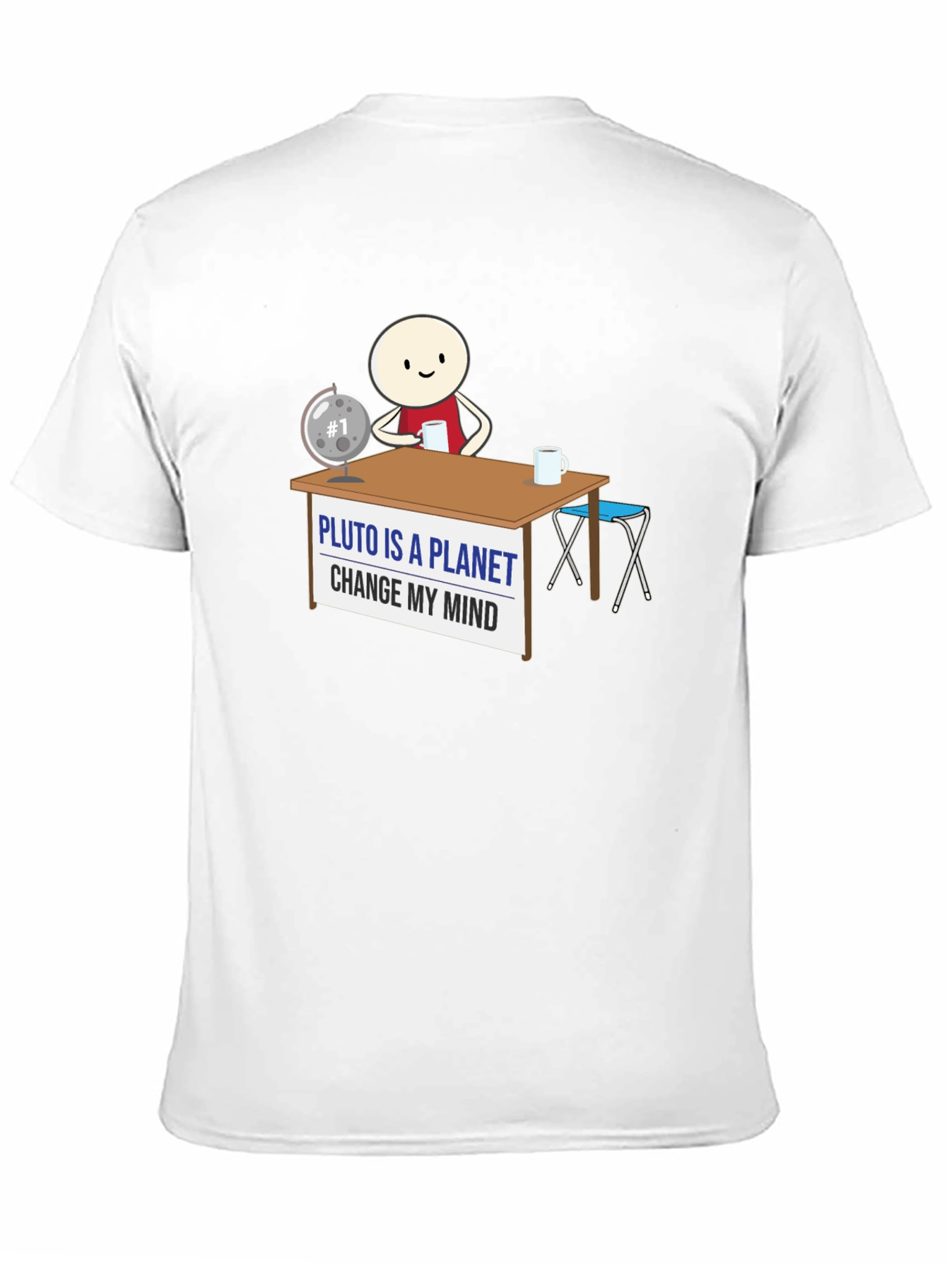 Pluto Is A Planet Change My Mind Graphic Tee