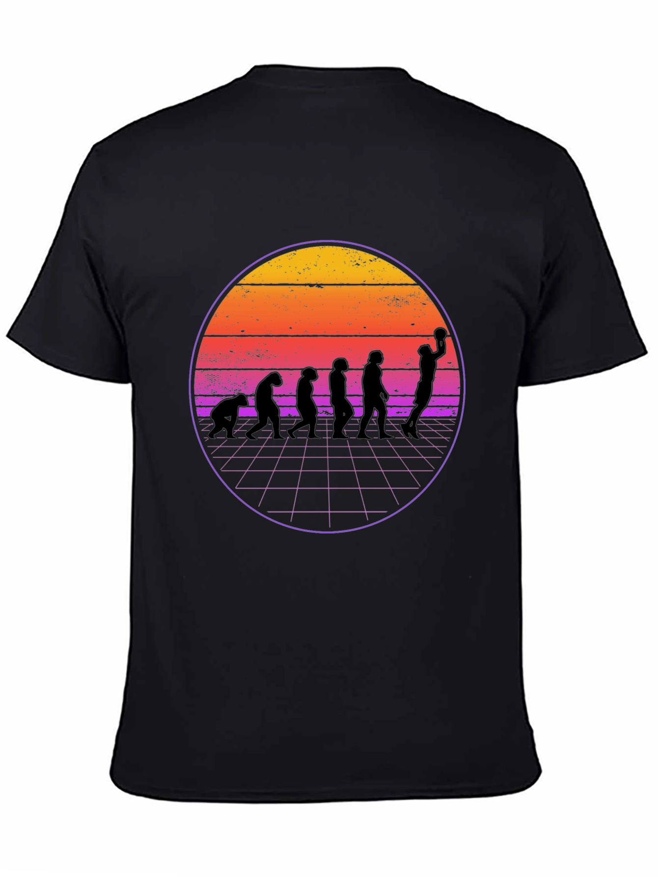 Retro Evolution Basketball T-Shirt
