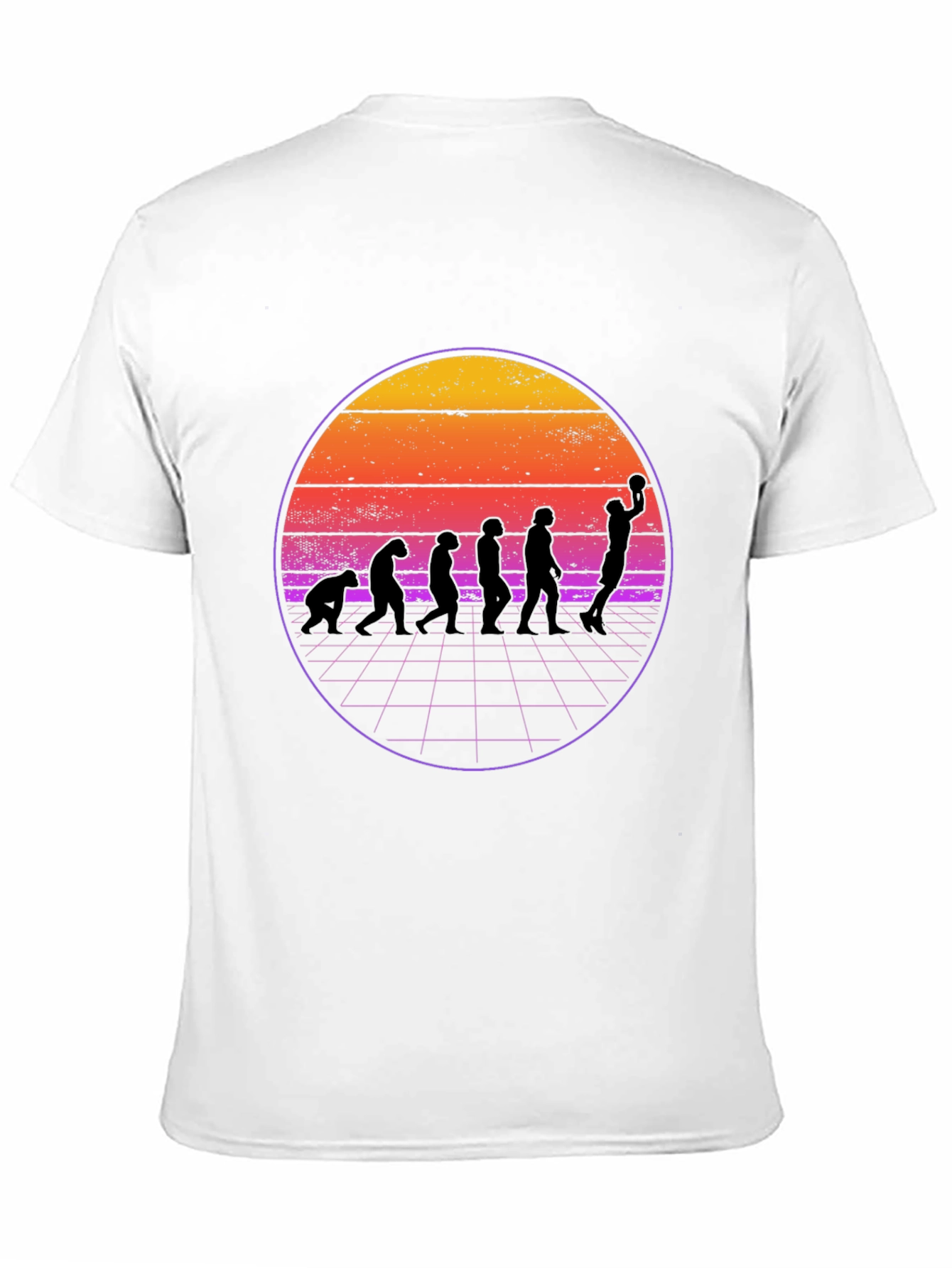 Retro Evolution Basketball T-Shirt