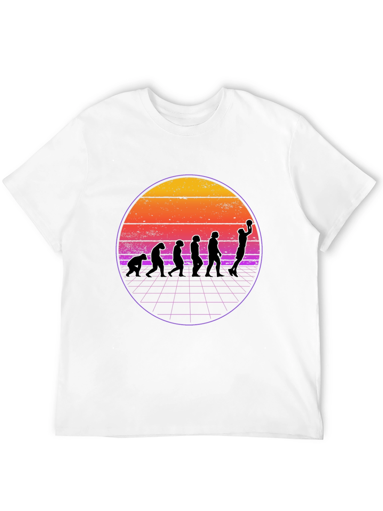 Retro Evolution Basketball T-Shirt
