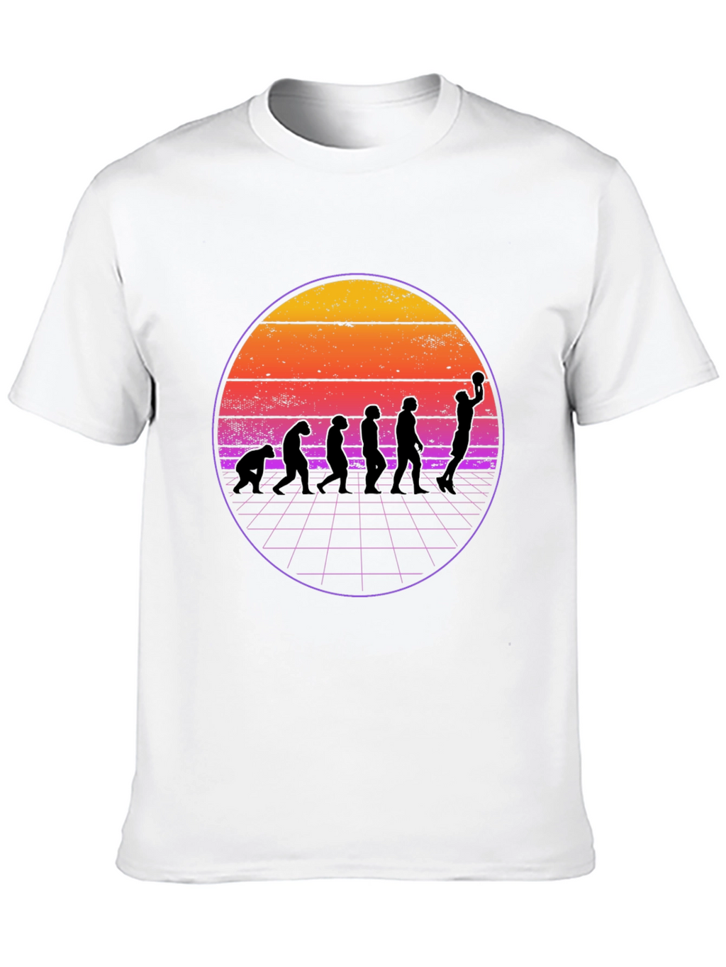 Retro Evolution Basketball T-Shirt