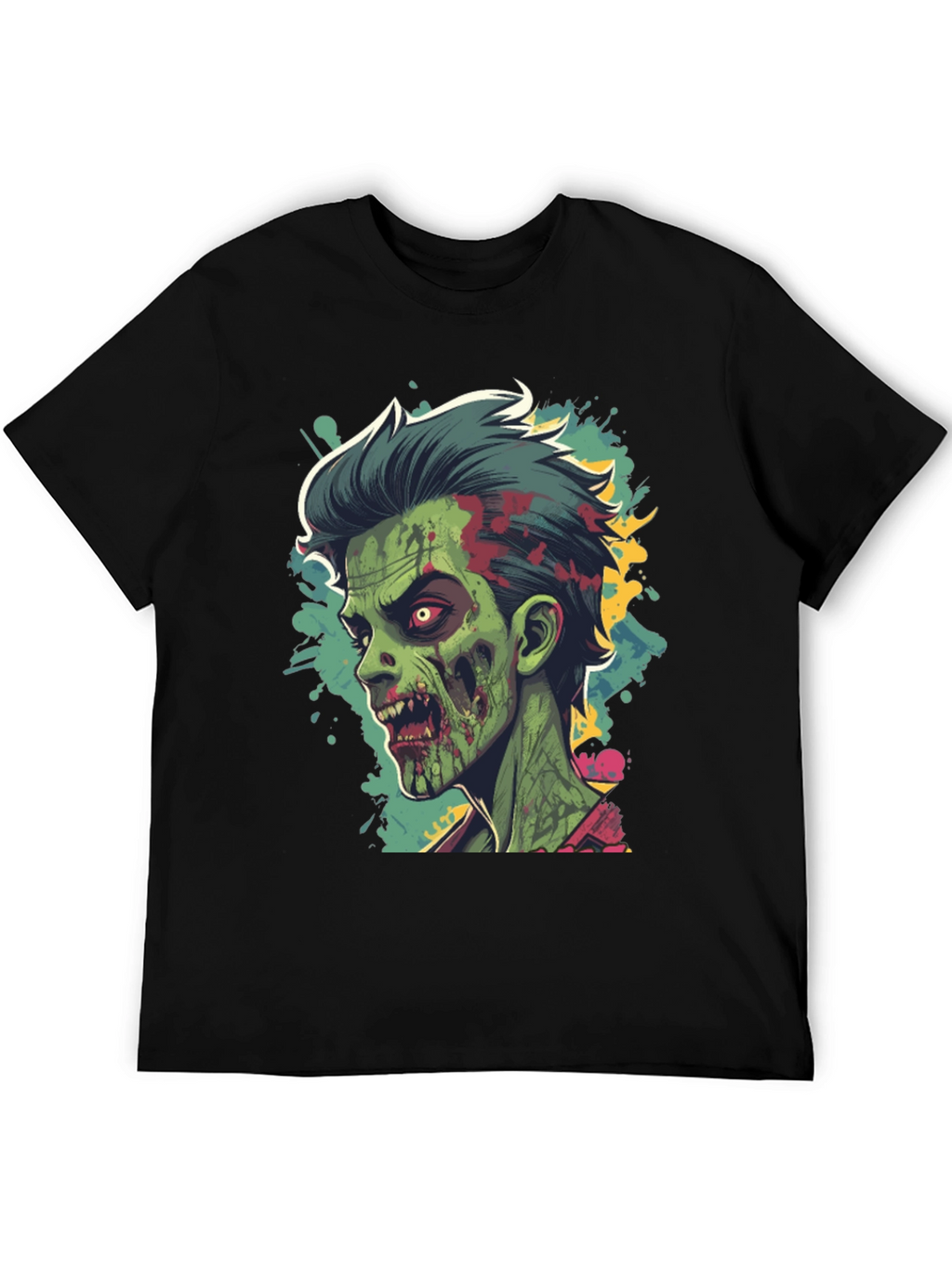 Zombie Graphic Tee - Cool Halloween Style