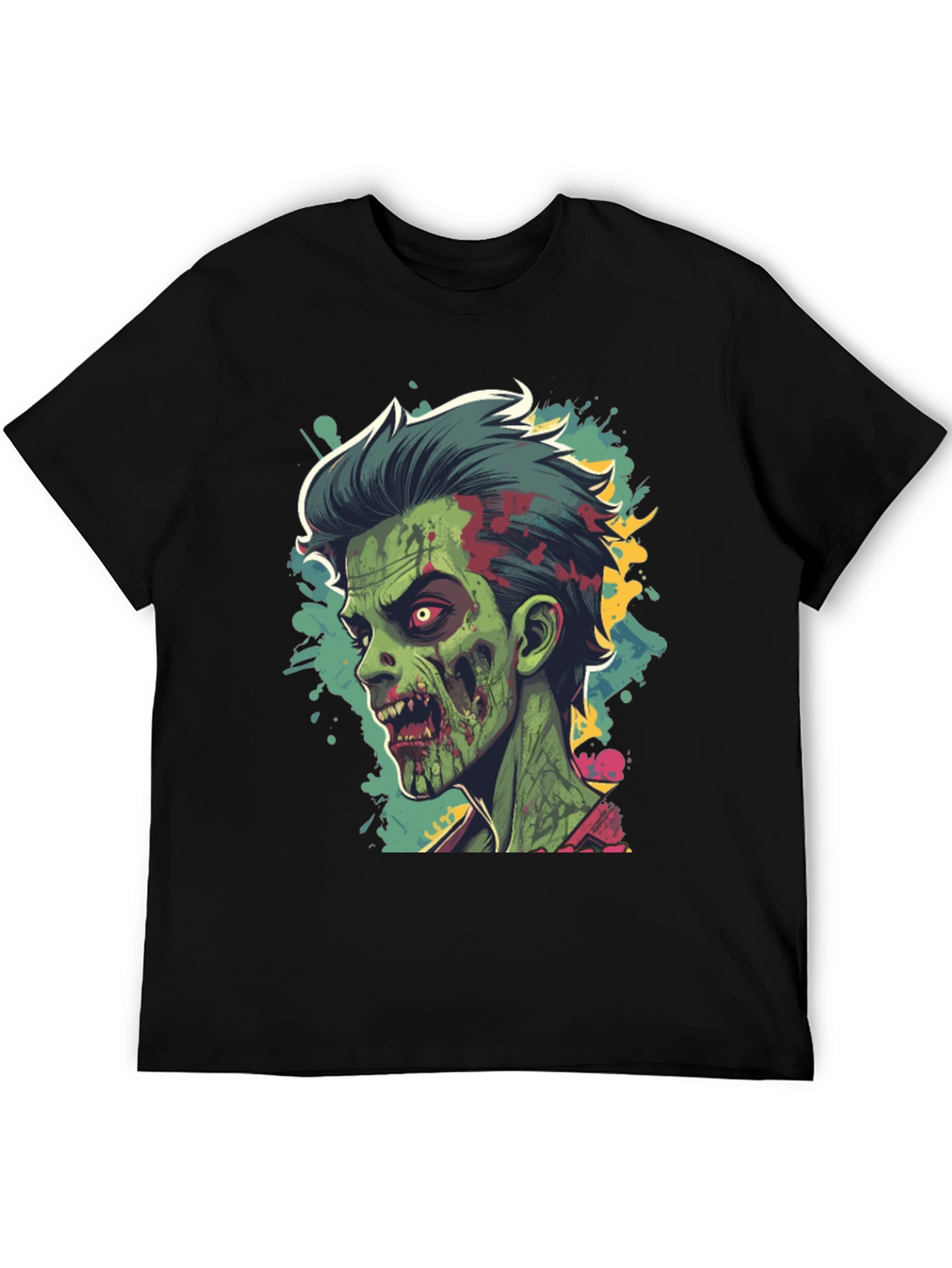 Zombie Graphic Tee - Cool Halloween Style
