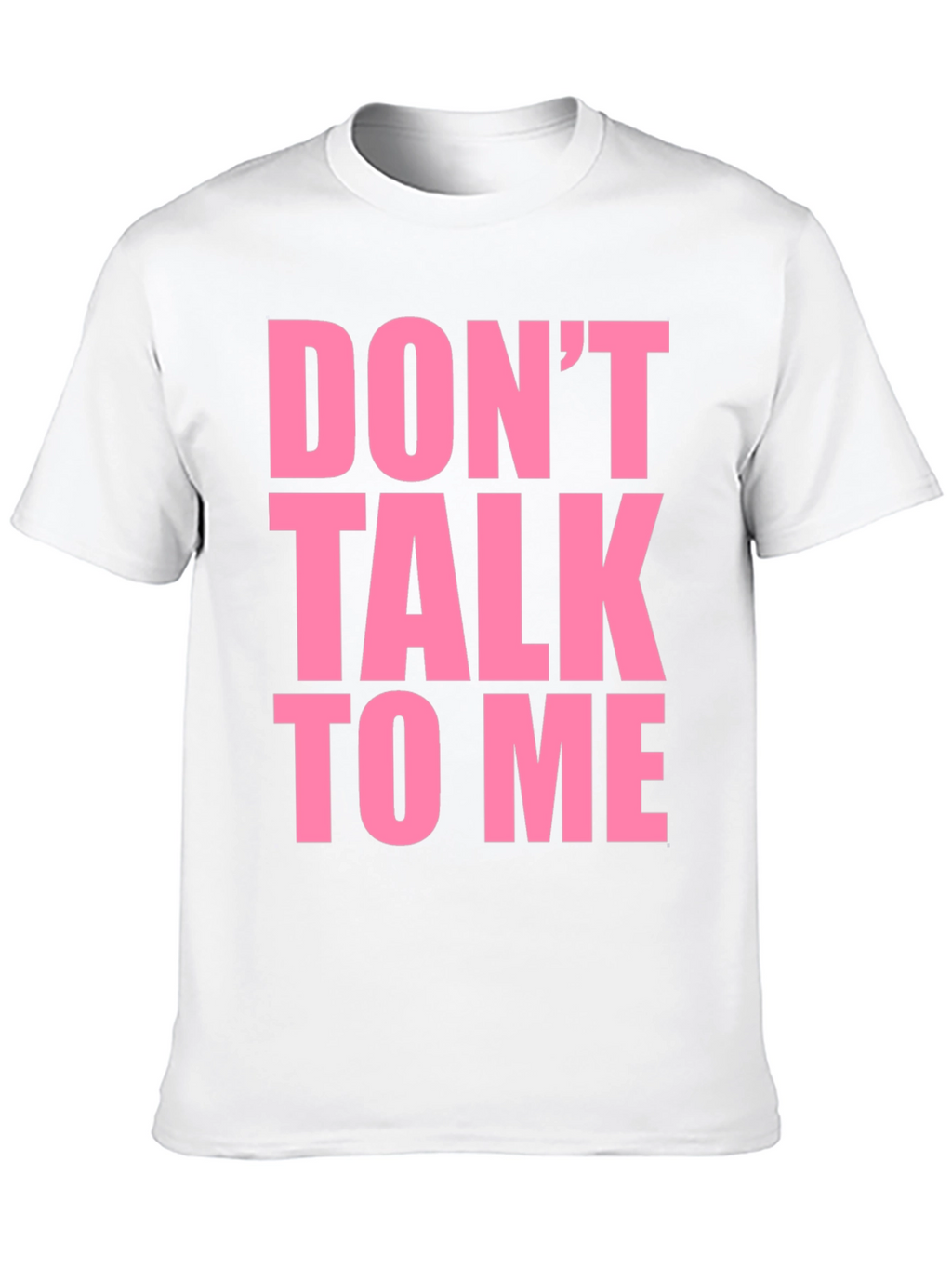 Dont Talk To Me Graphic Tee - Black