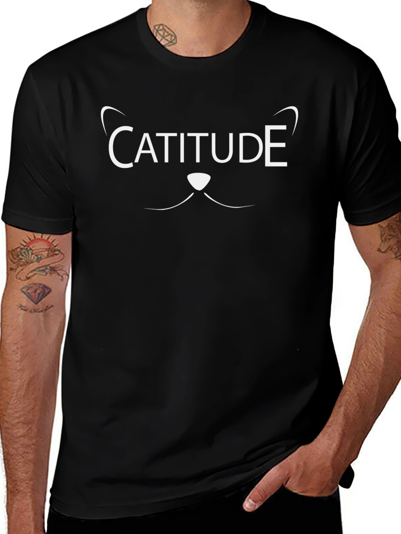 Catitude T-Shirt - Funny Cat Lover Tee
