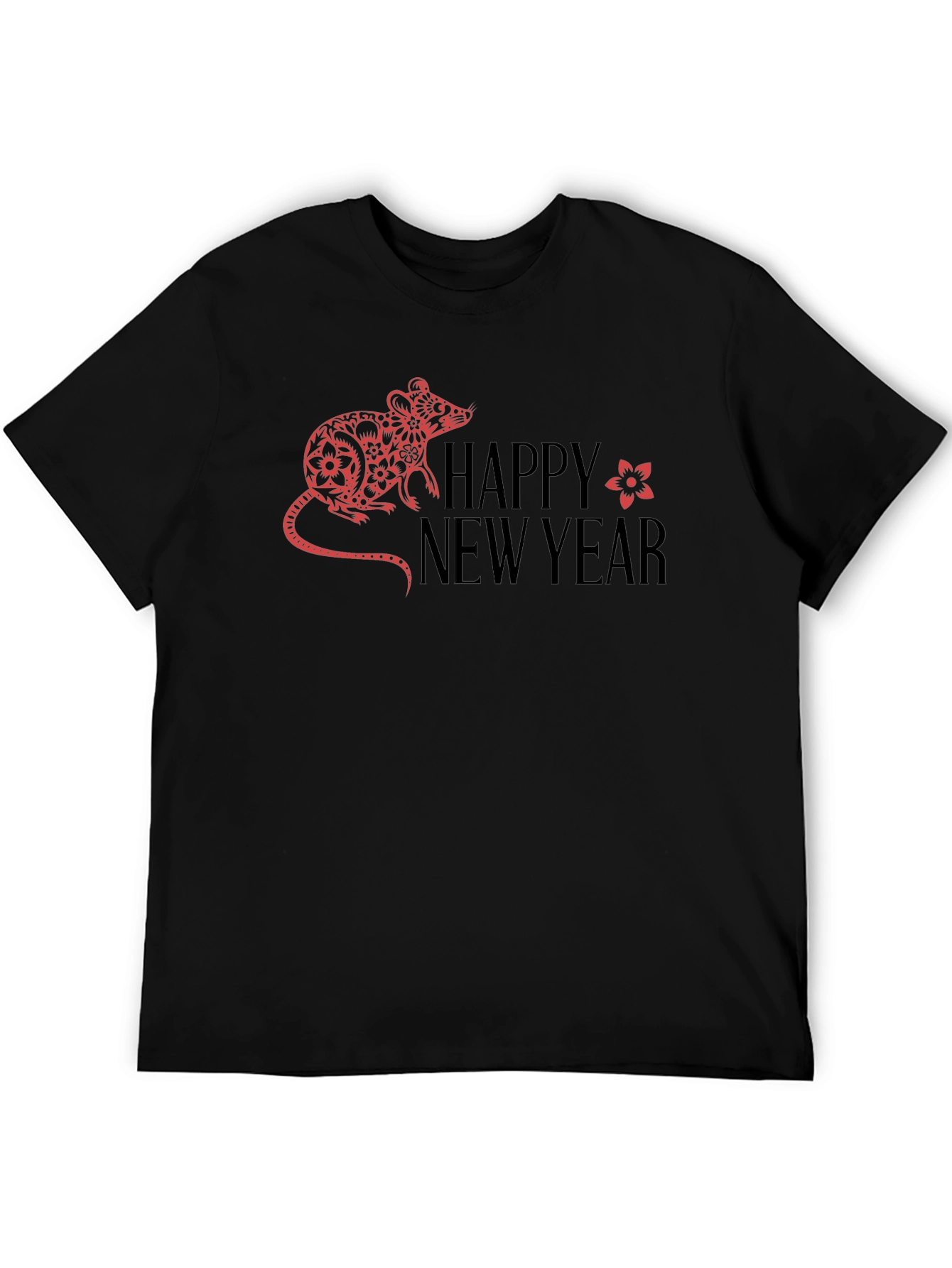 Year of the Rat Graphic Tee - Happy New Year Shirt