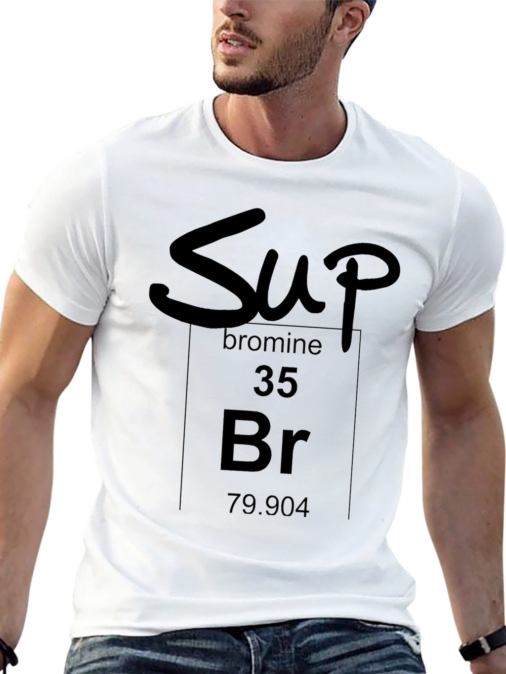 Sup Bromine Periodic Table Black T-Shirt