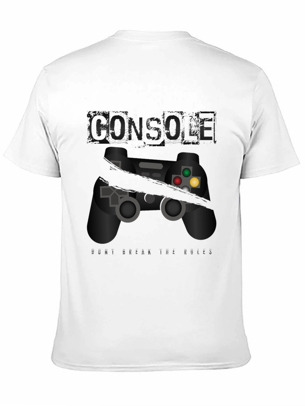 Console Gaming T-Shirt - Dont Break the Rules!