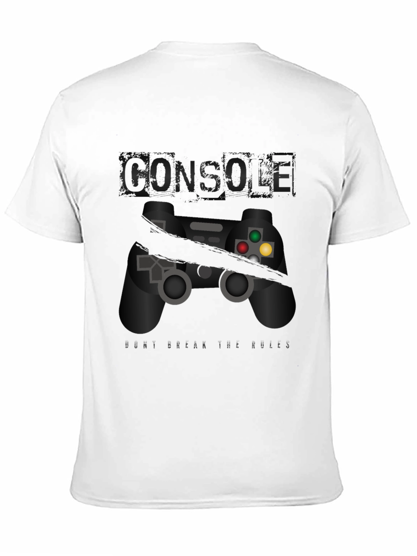 Console Gaming T-Shirt - Dont Break the Rules!