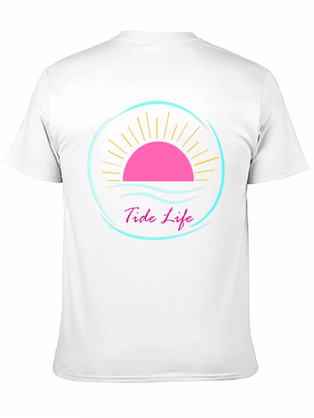 Tide Life Black Graphic Tee