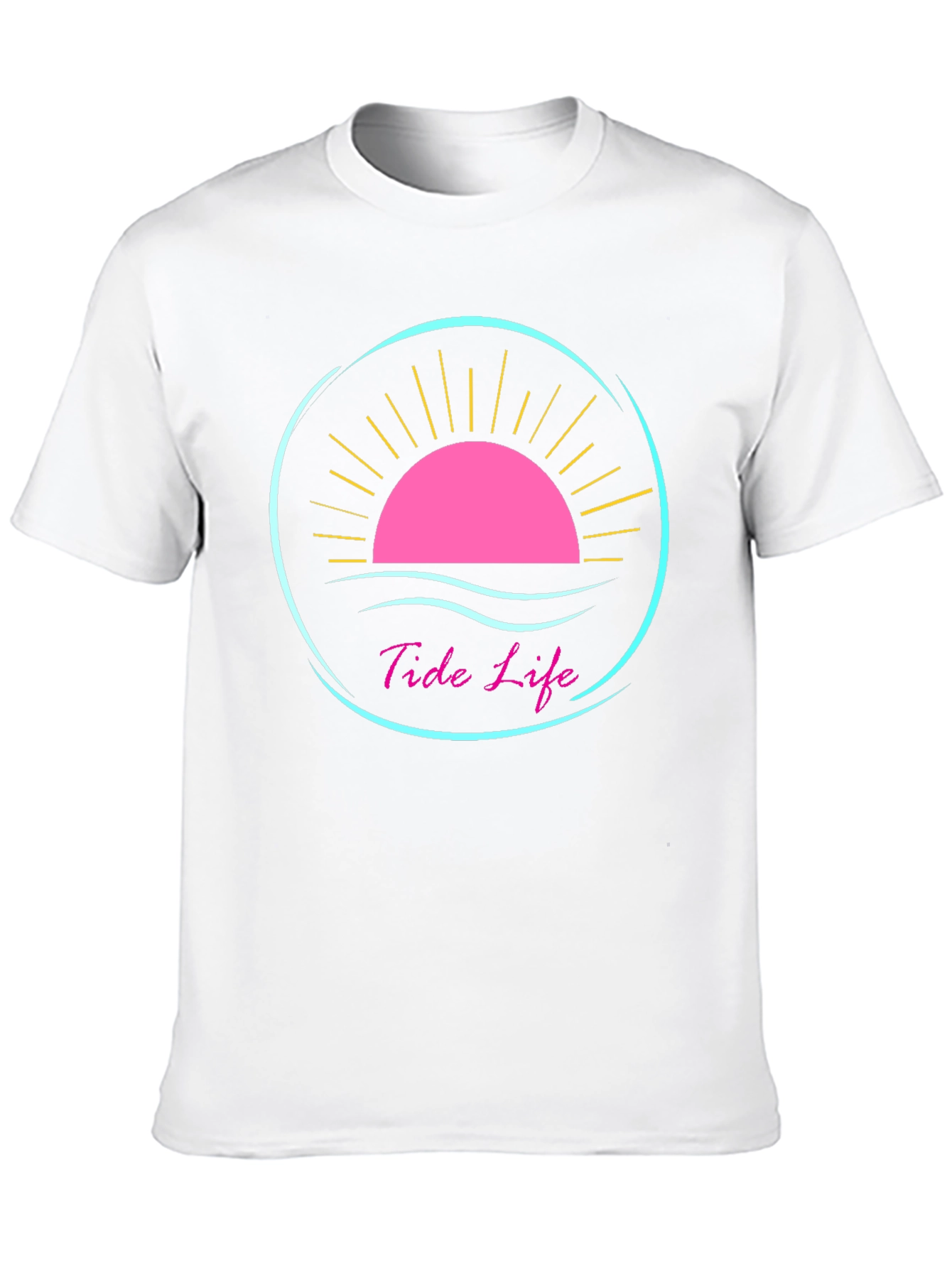 Tide Life Black Graphic Tee