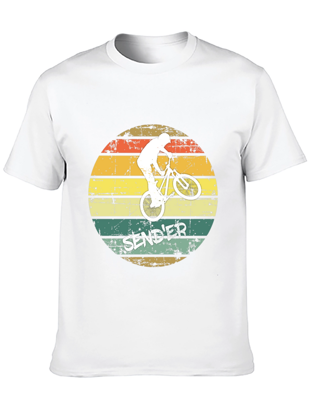 Retro Sender Mountain Biking T-Shirt
