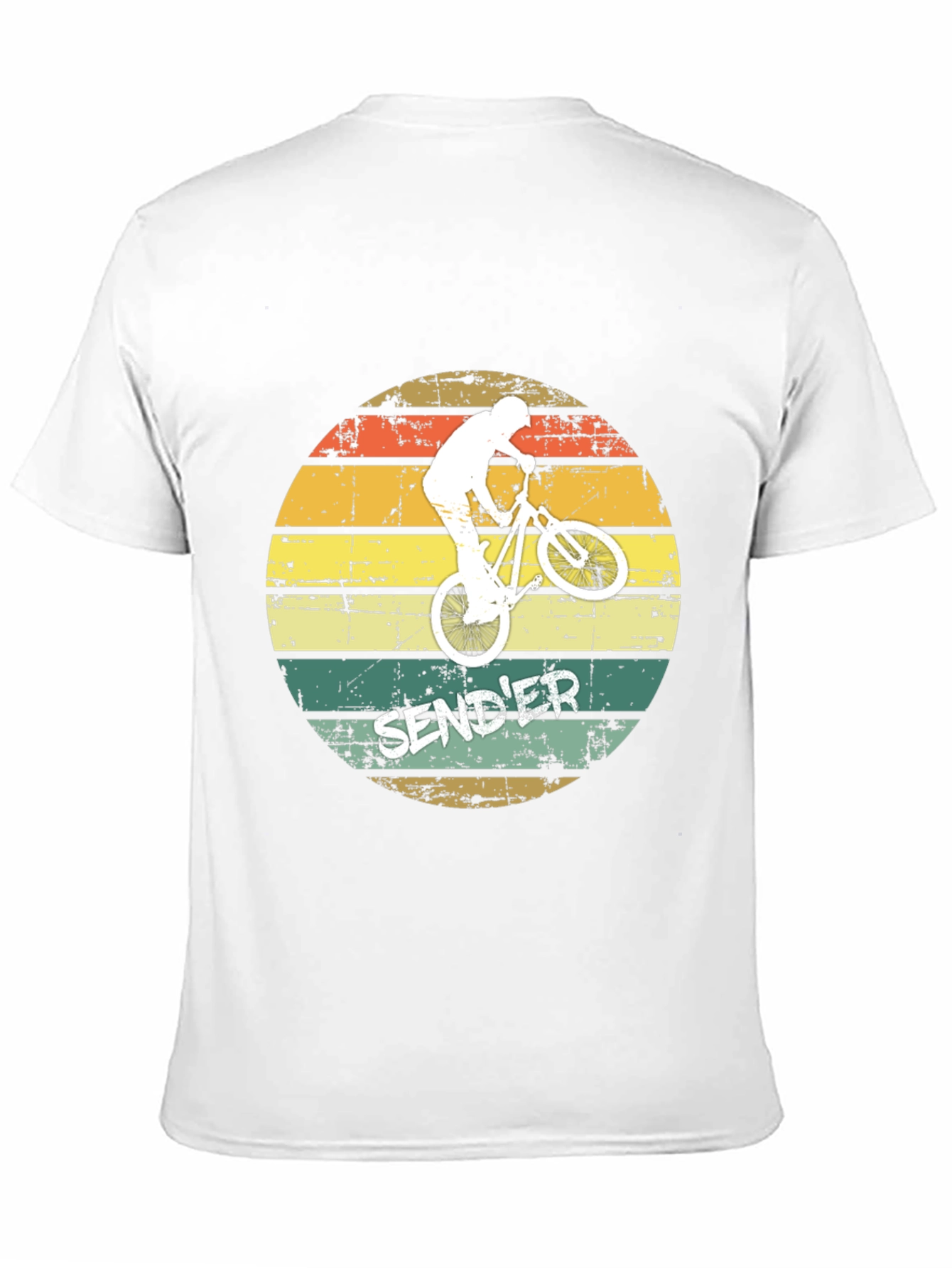 Retro Sender Mountain Biking T-Shirt