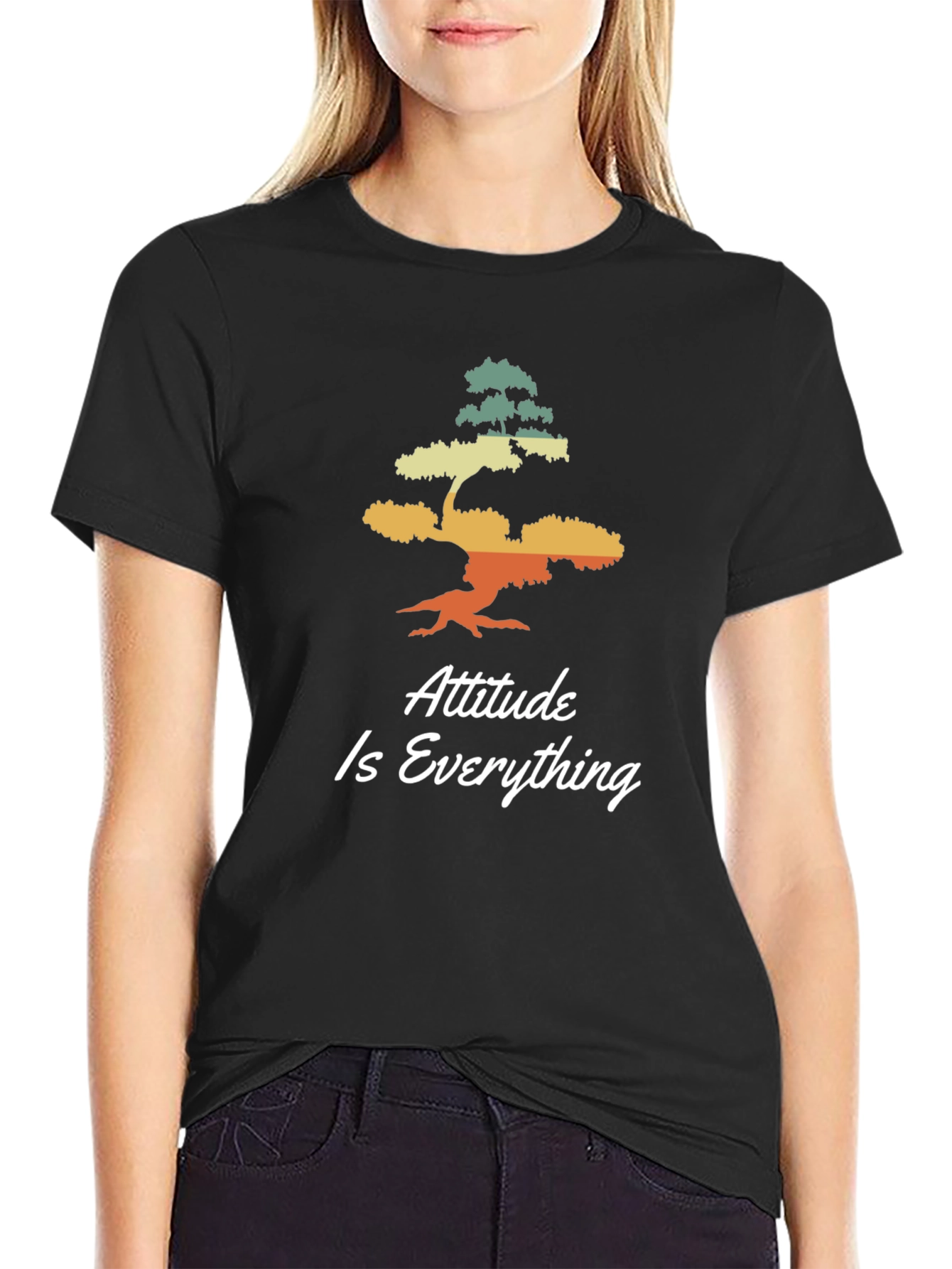 Attitude Is Everything Tree T-Shirt