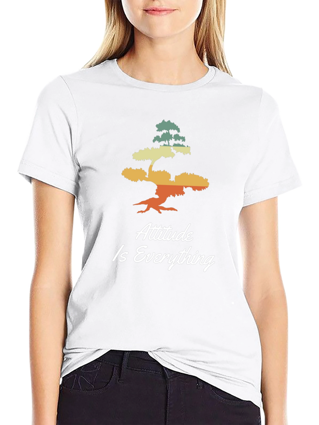 Attitude Is Everything Tree T-Shirt