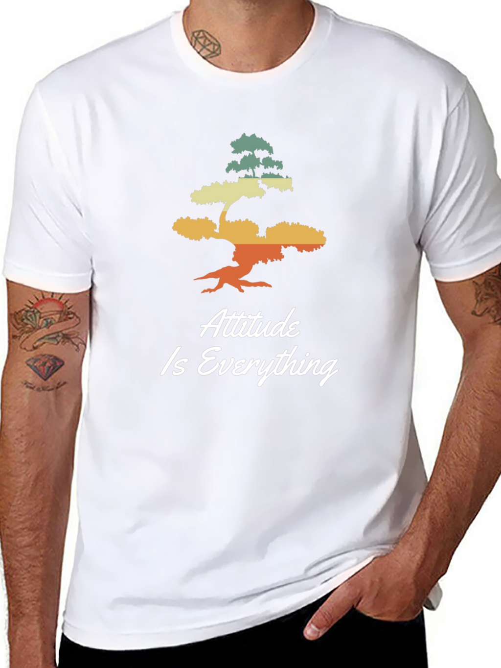 Attitude Is Everything Tree T-Shirt