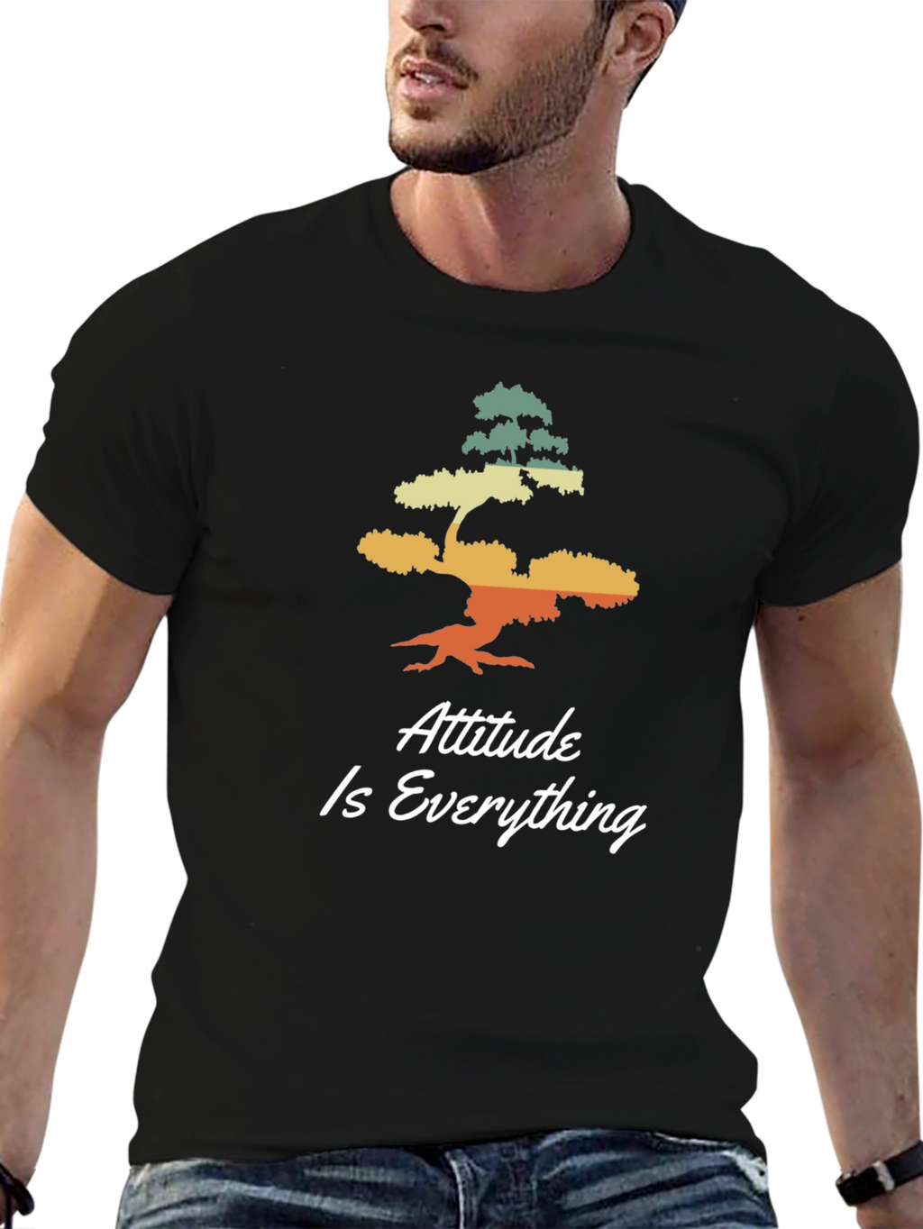Attitude Is Everything Tree T-Shirt