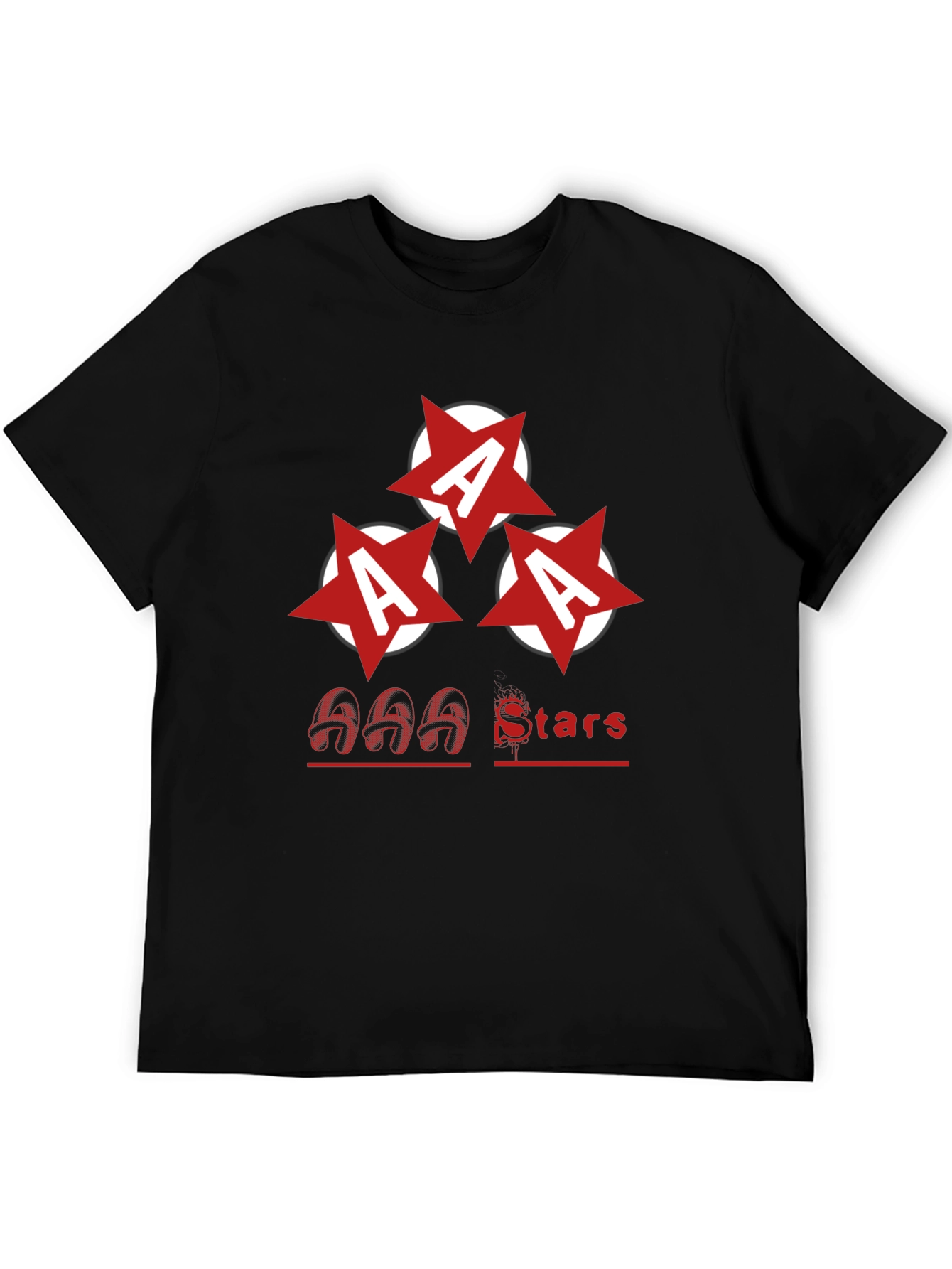 AAA Stars Graphic Tee - Bold and Stylish