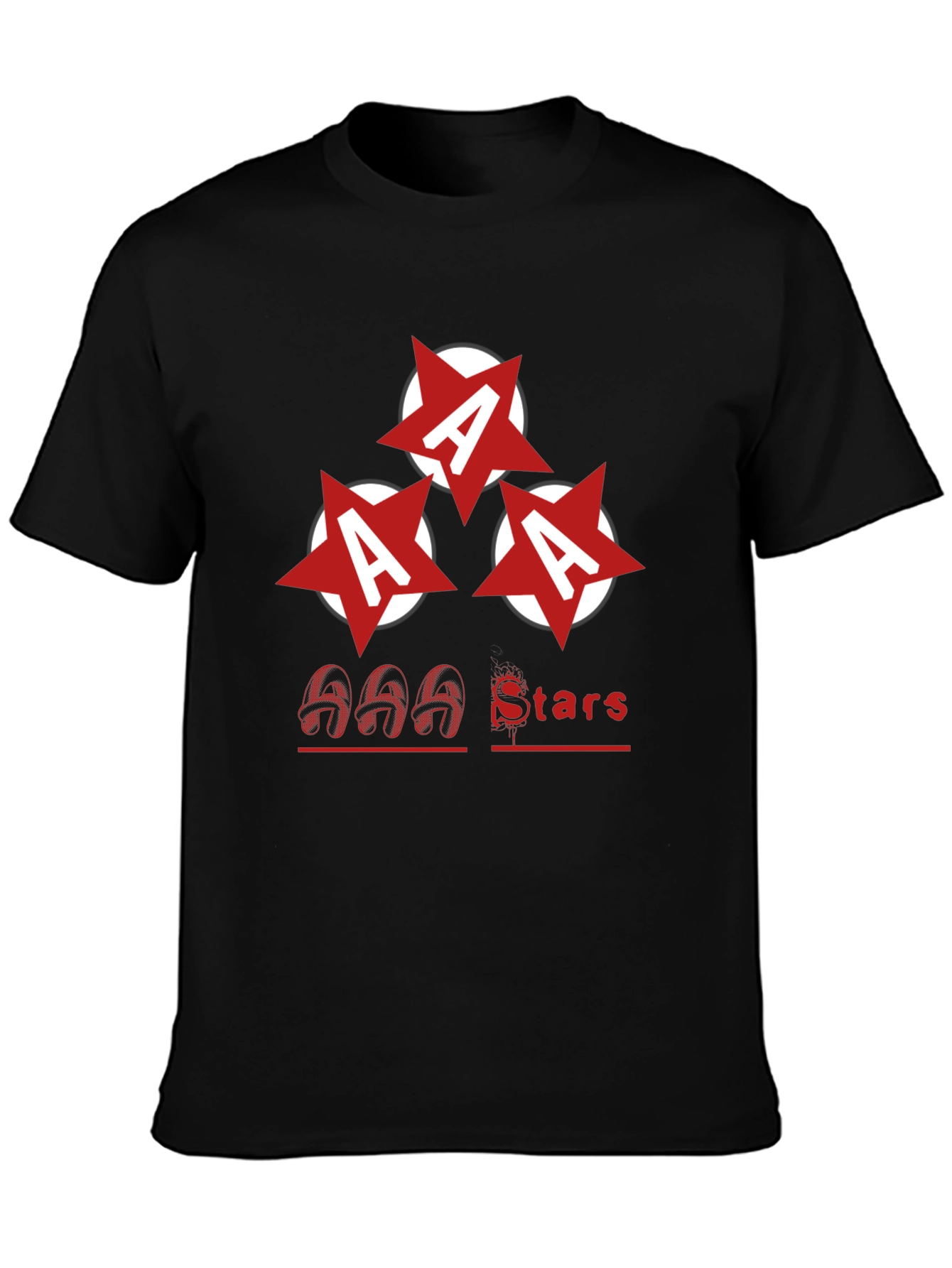 AAA Stars Graphic Tee - Bold and Stylish
