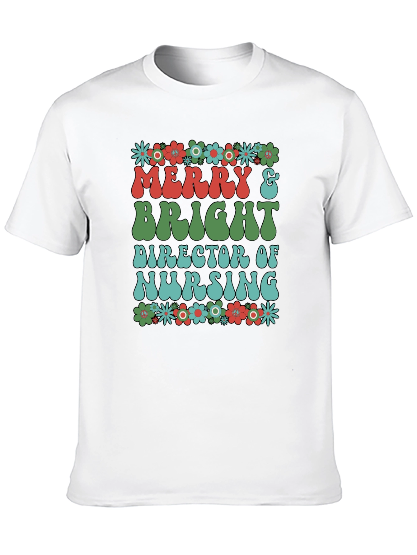 Merry & Bright Nurse T-Shirt
