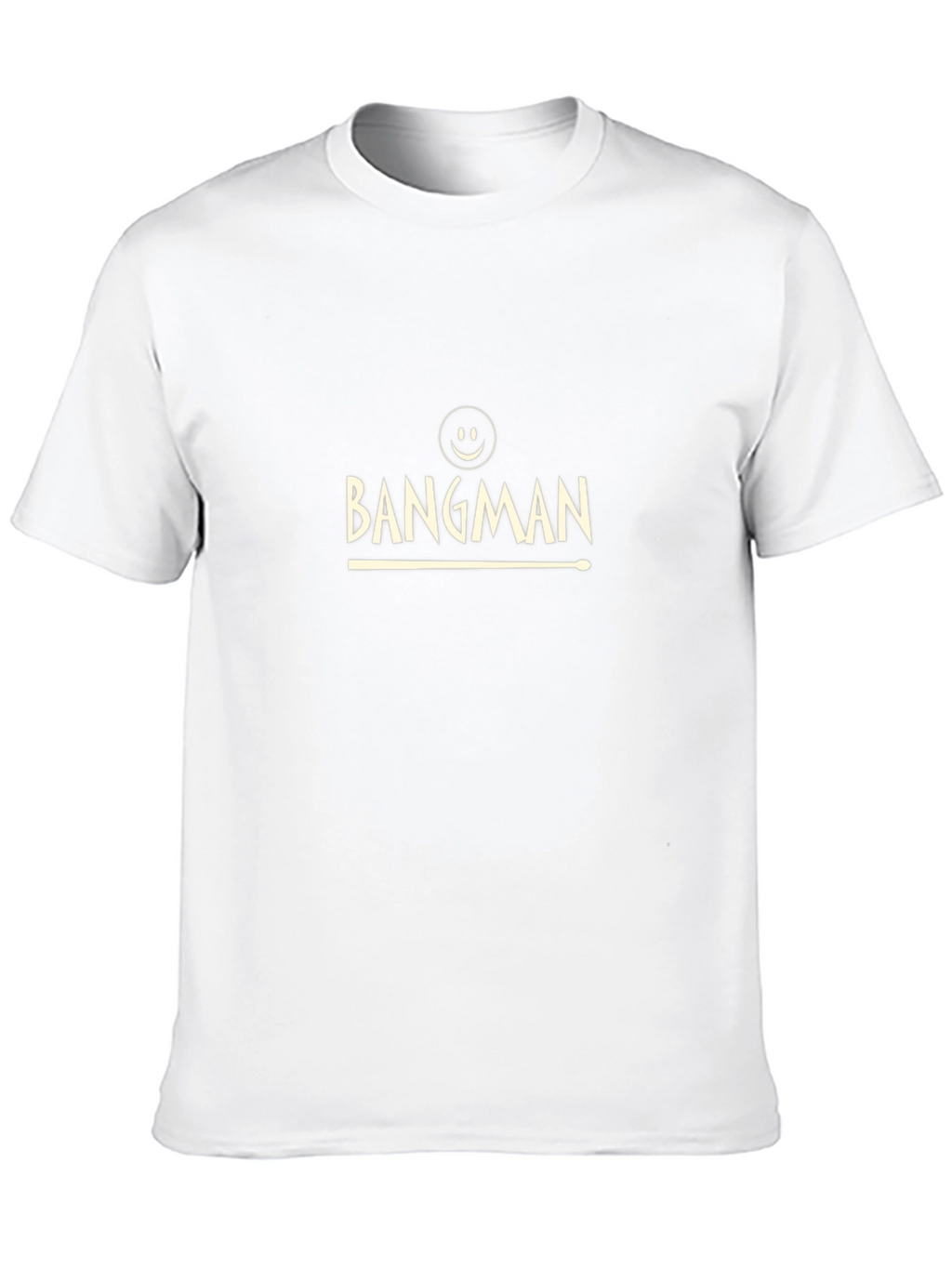 Bangman Drummer T-Shirt - Black Crew Neck Tee