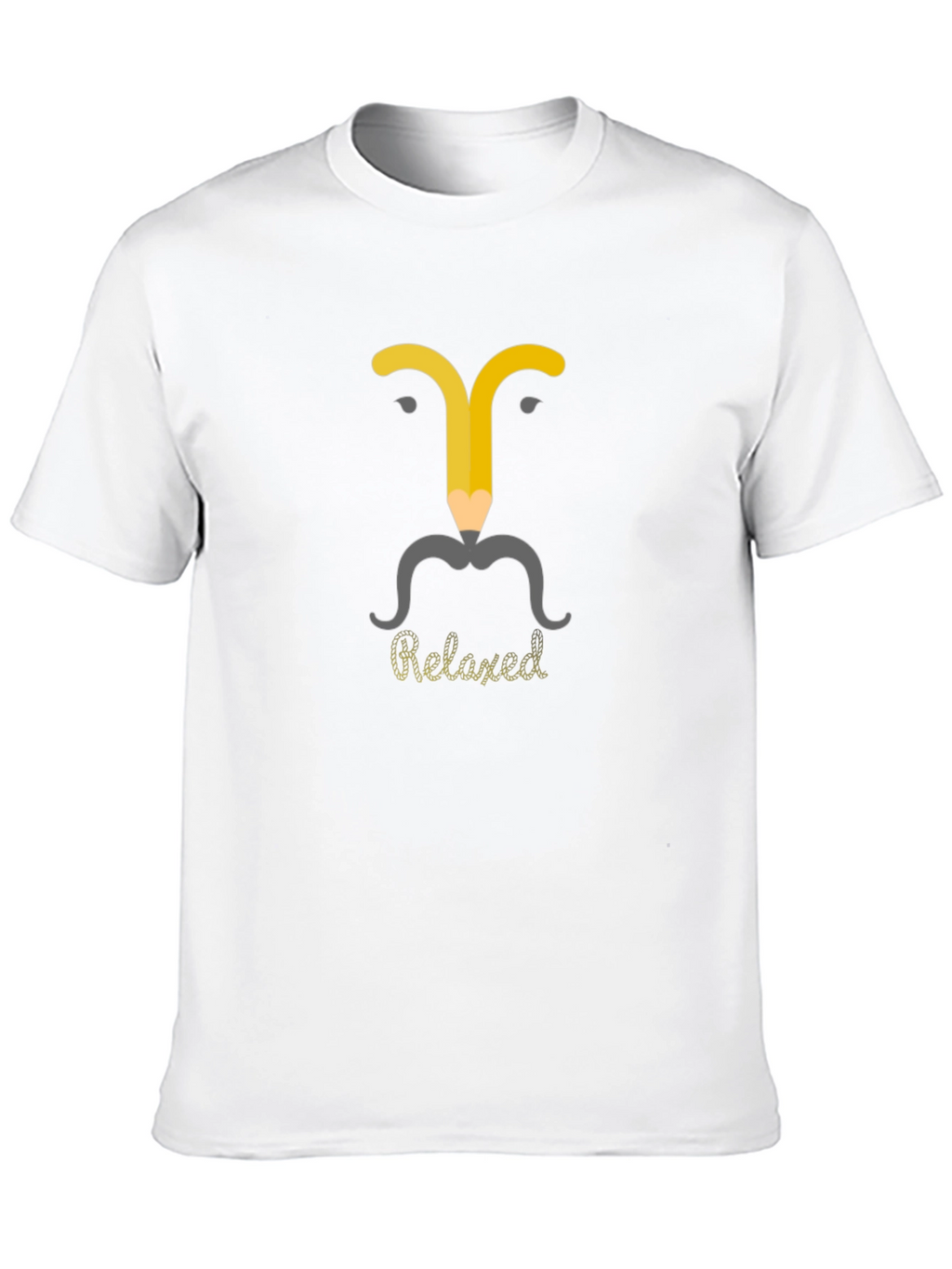 Relaxed Pencil Man Graphic T-Shirt - Modern Casual Wear