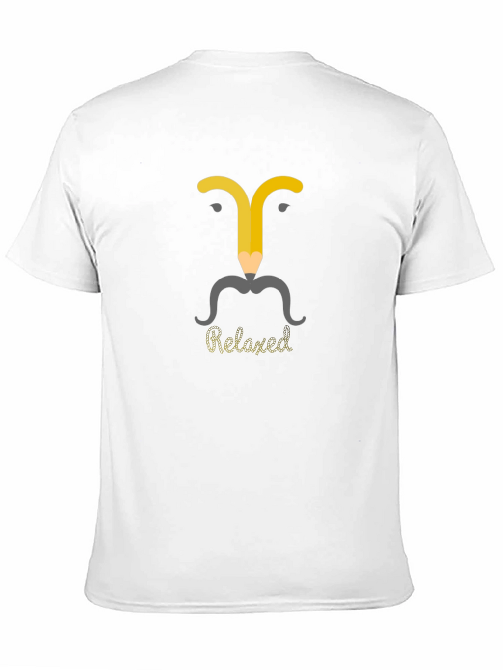 Relaxed Pencil Man Graphic T-Shirt - Modern Casual Wear