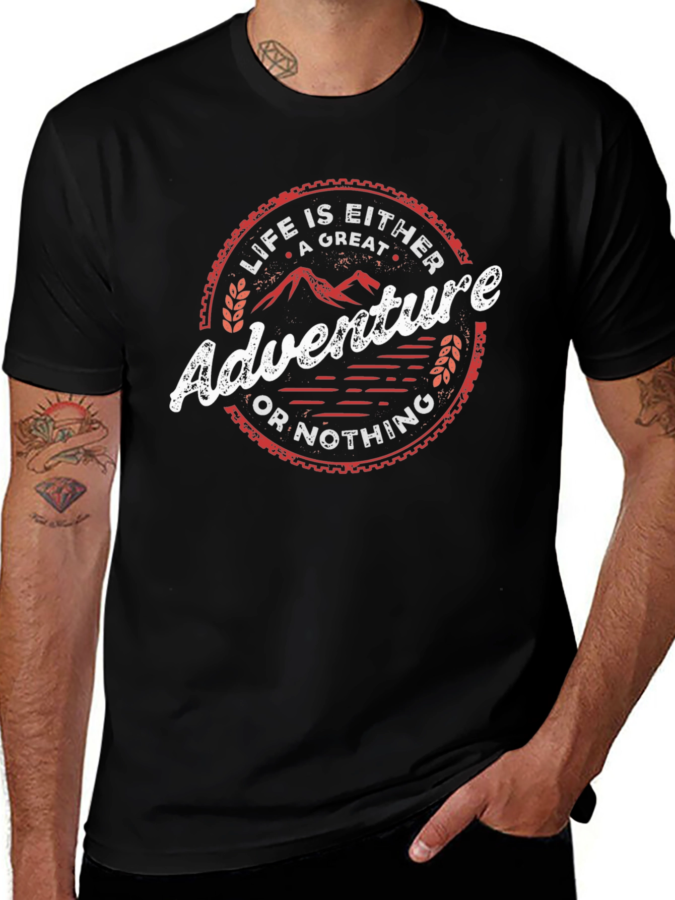 Adventure Graphic Tee - Life is Either