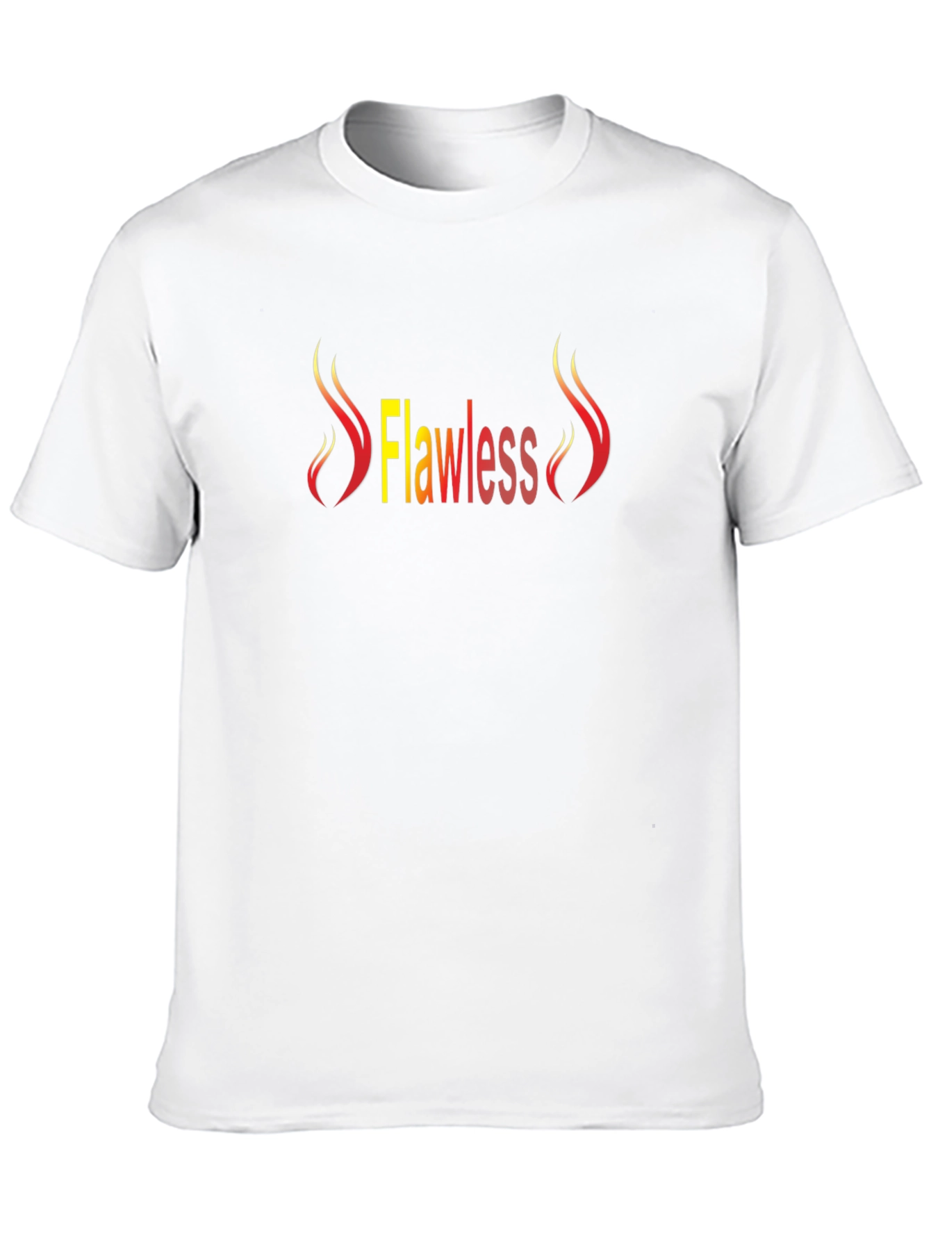 Flawless Flame Graphic Black T-Shirt