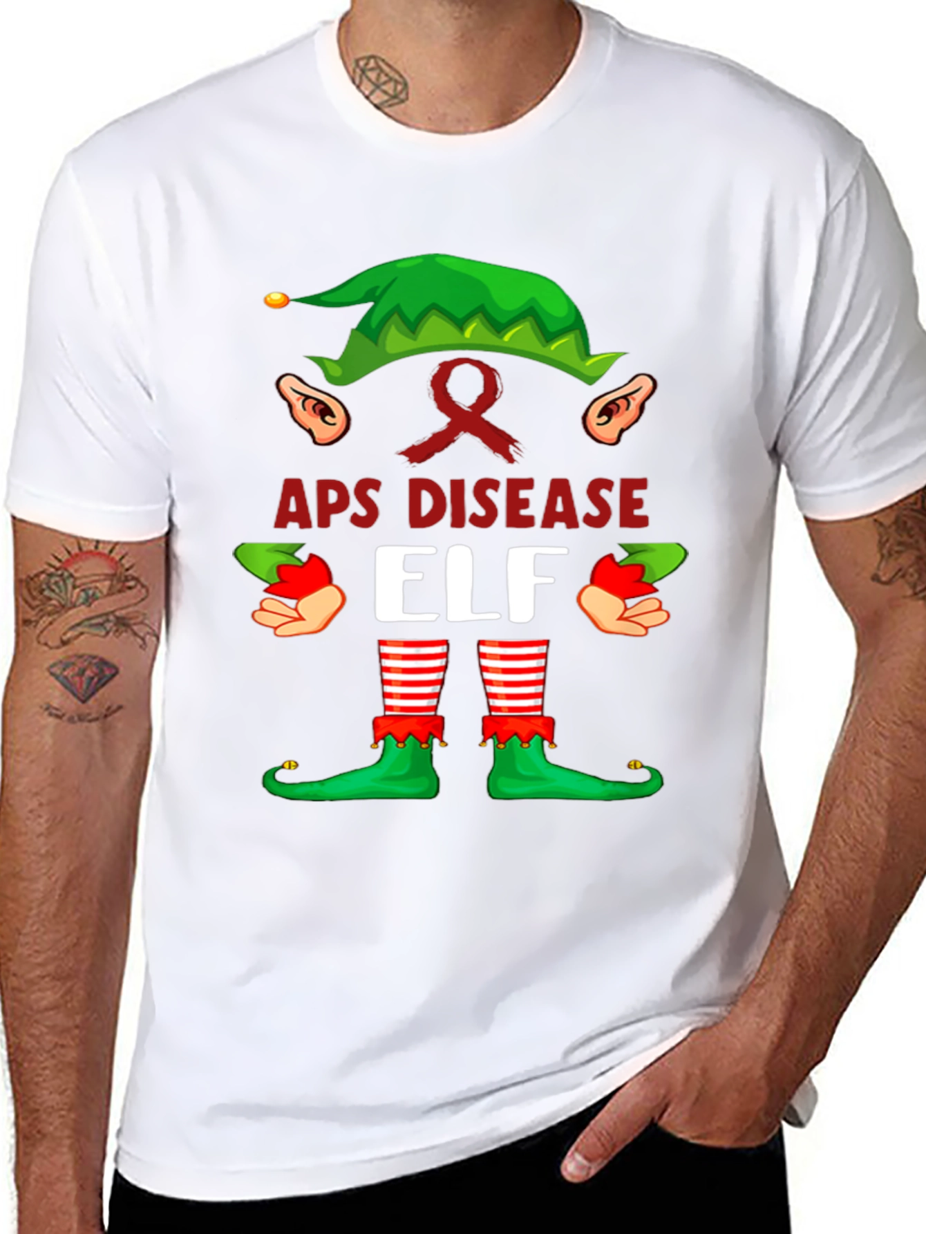 APS Disease Awareness Elf T-Shirt