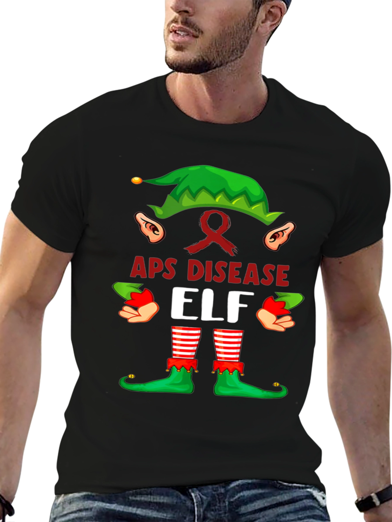 APS Disease Awareness Elf T-Shirt