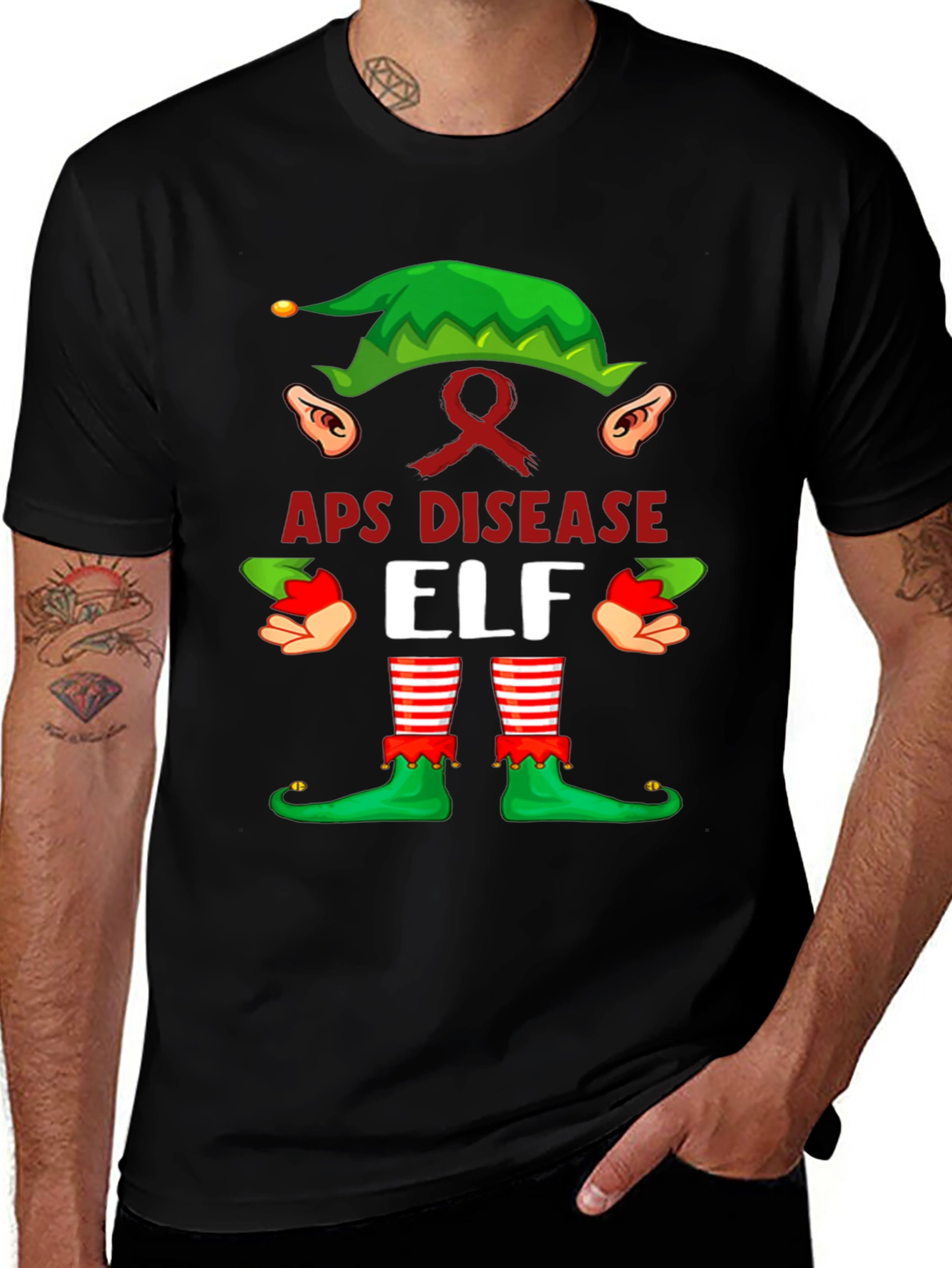 APS Disease Awareness Elf T-Shirt