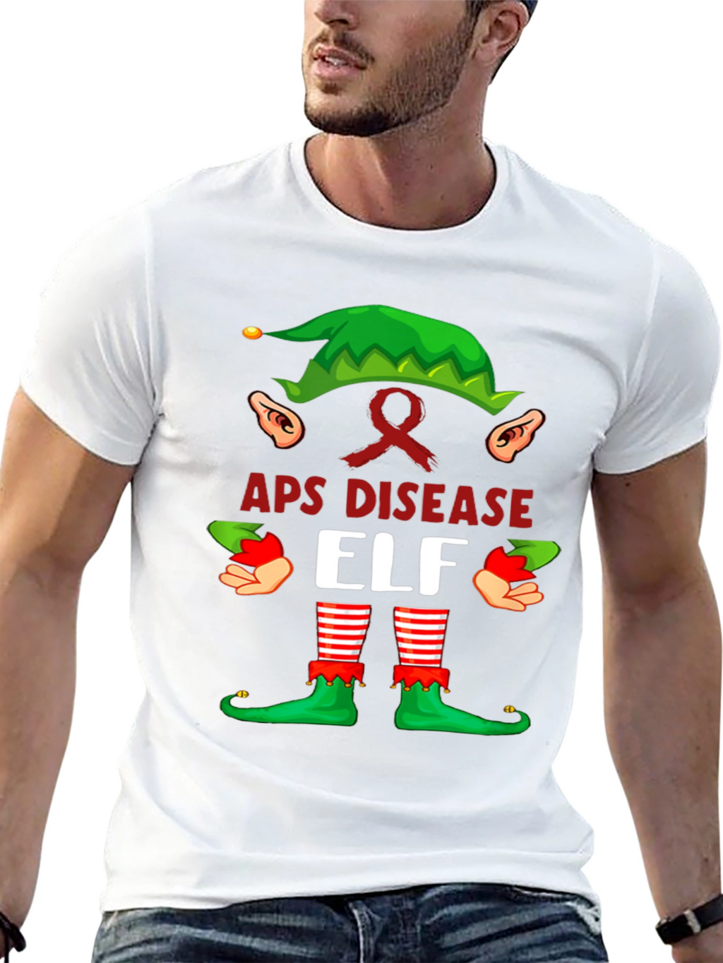 APS Disease Awareness Elf T-Shirt