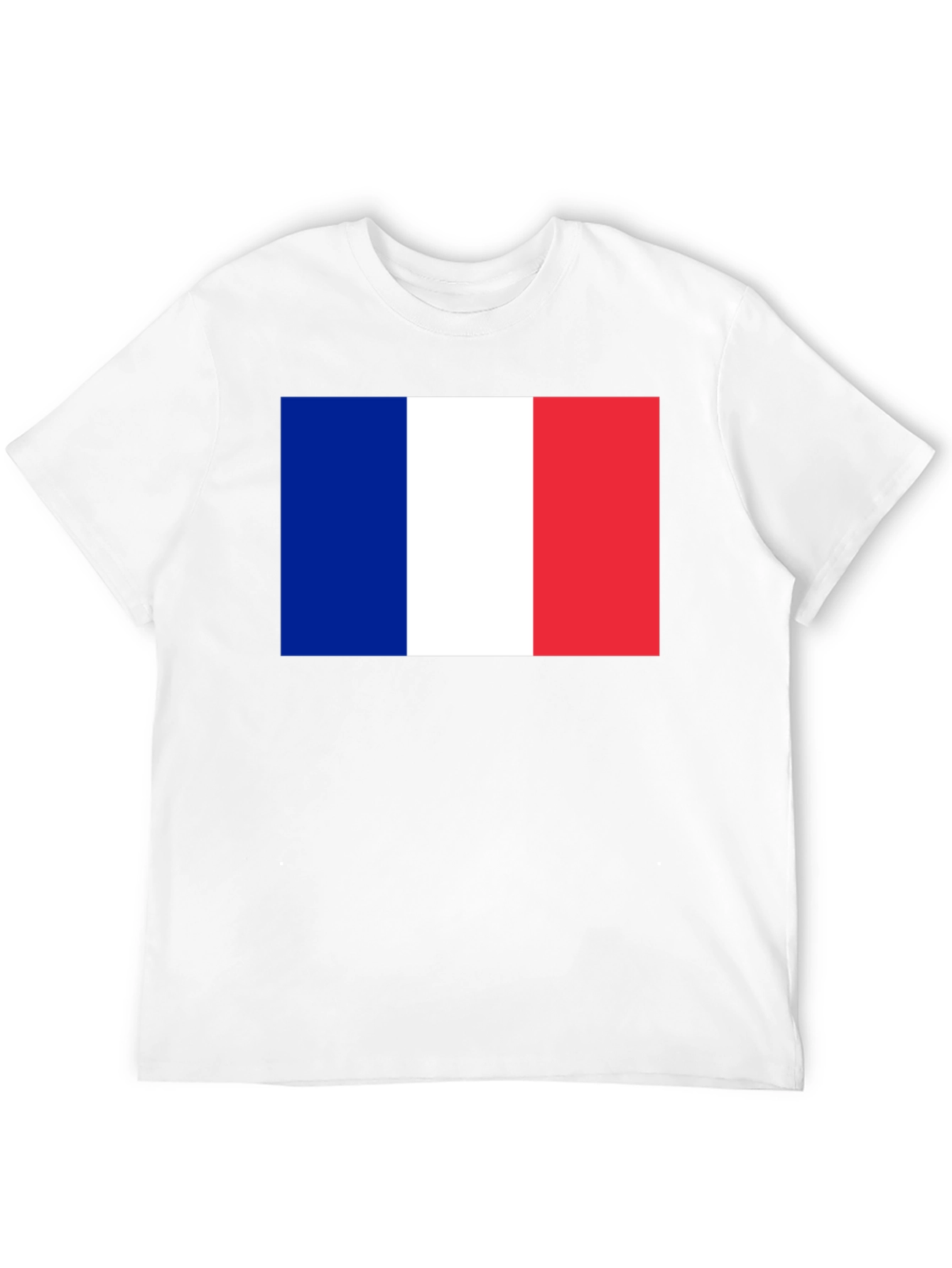 French Flag T-Shirt - Casual Graphic Tee