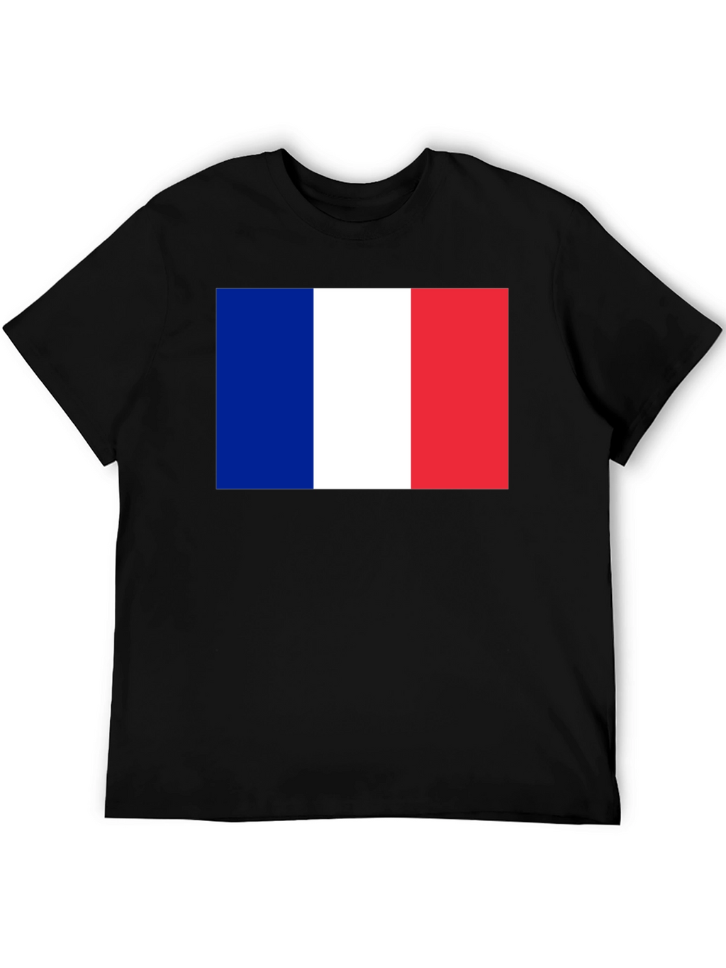 French Flag T-Shirt - Casual Graphic Tee