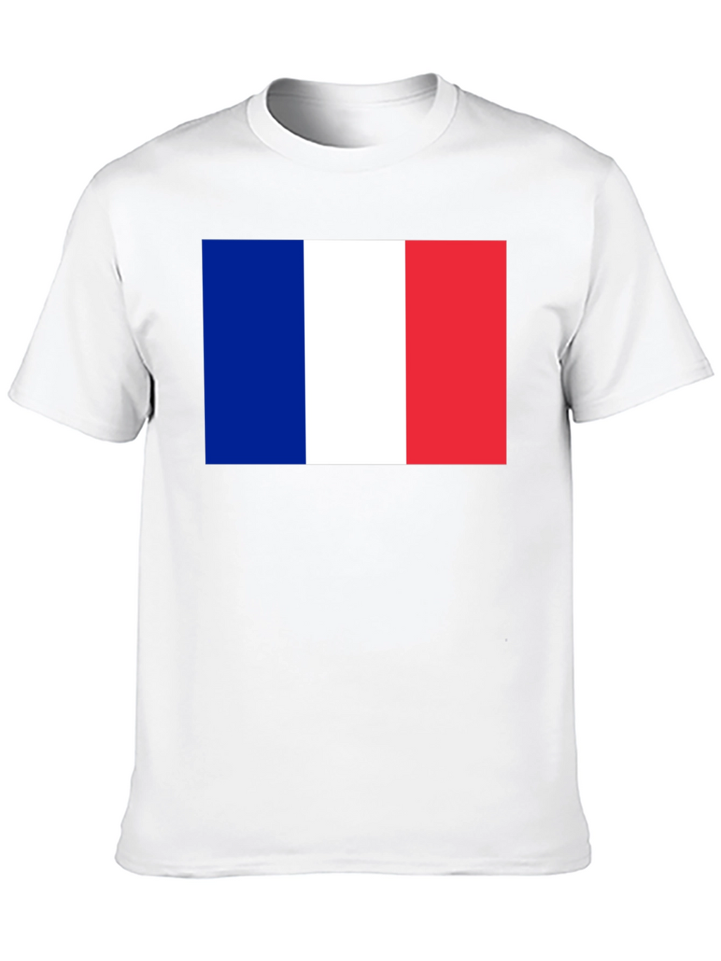 French Flag T-Shirt - Casual Graphic Tee