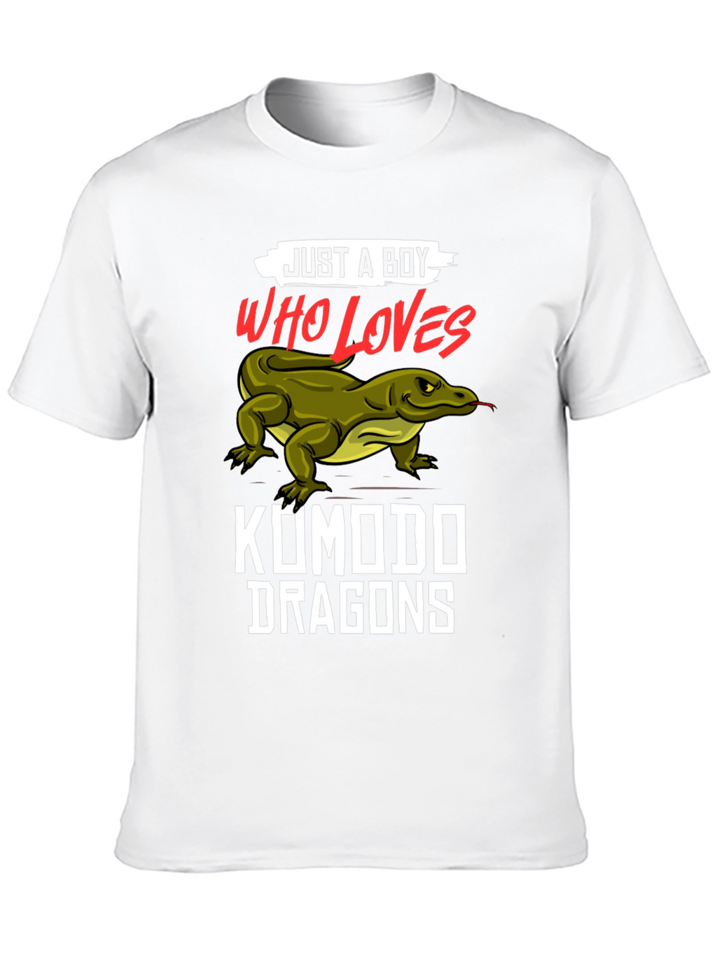 Just A Boy Who Loves Komodo Dragons T-Shirt