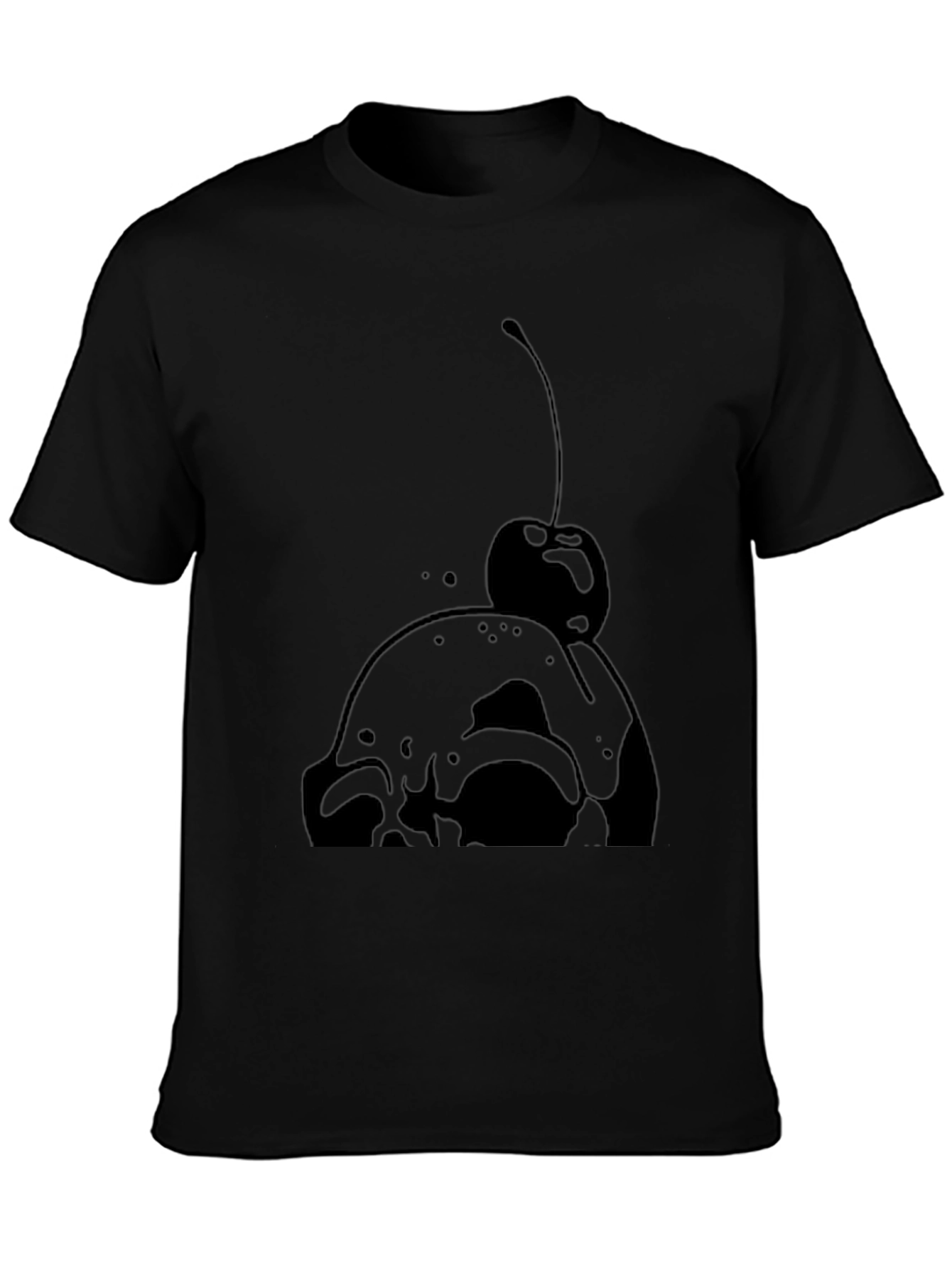 Cherry Skull Graphic Tee