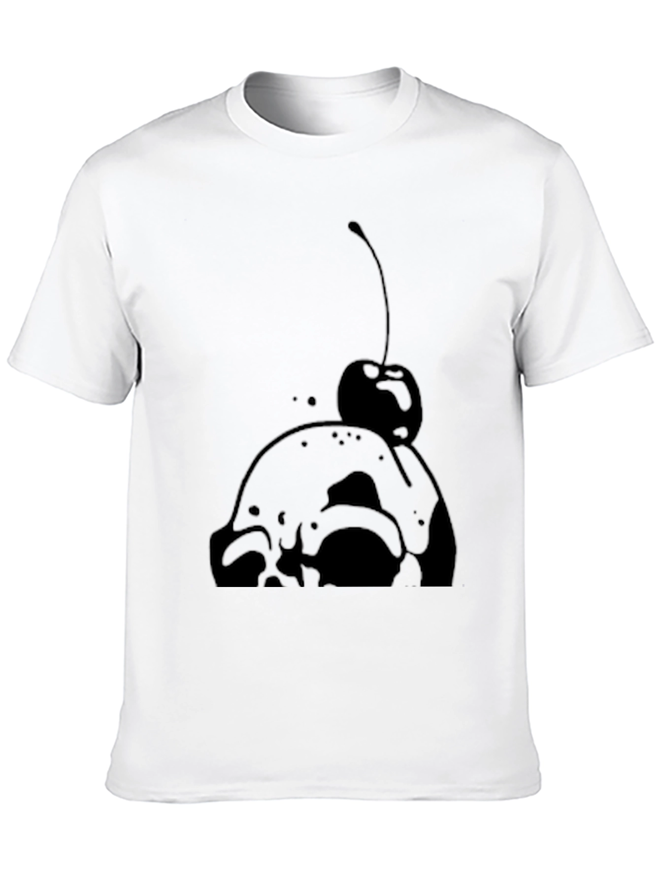 Cherry Skull Graphic Tee