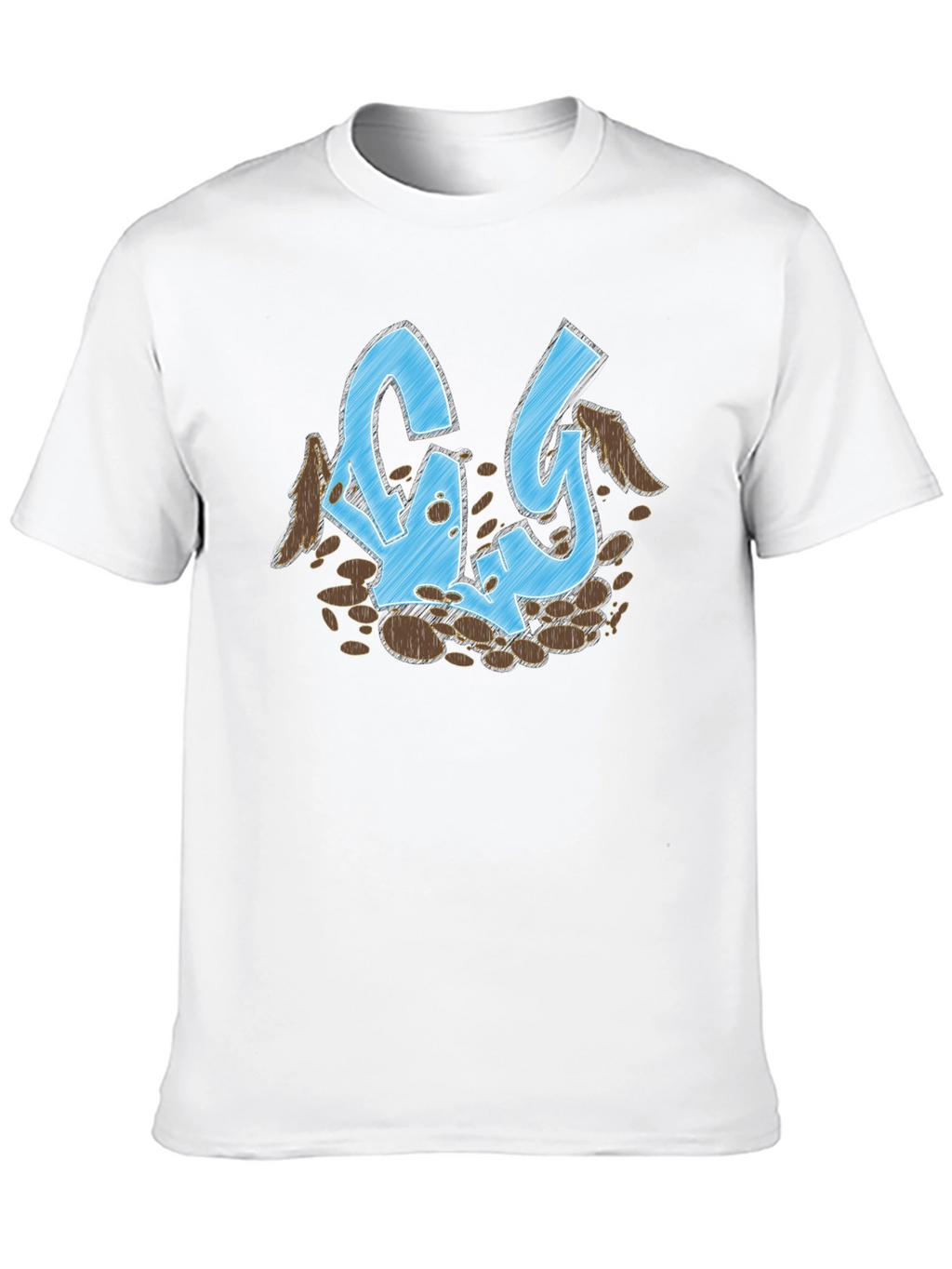 Abstract Graffiti Art Black T-Shirt
